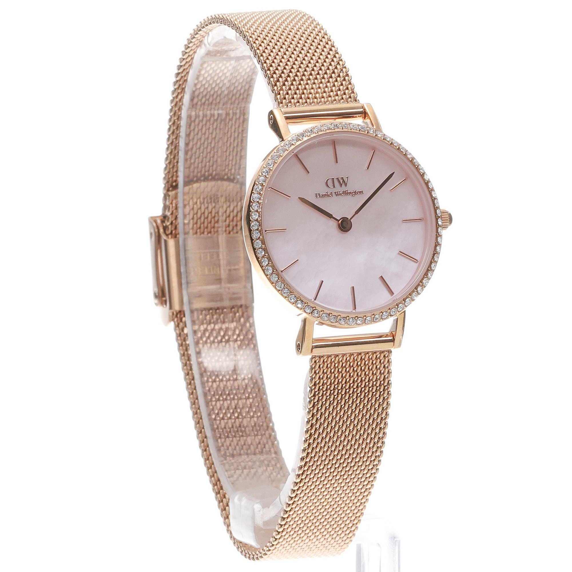 Daniel Wellington DW00100663 zegarek różowe złoto klasyczny Petite bransoleta - miniatura 3