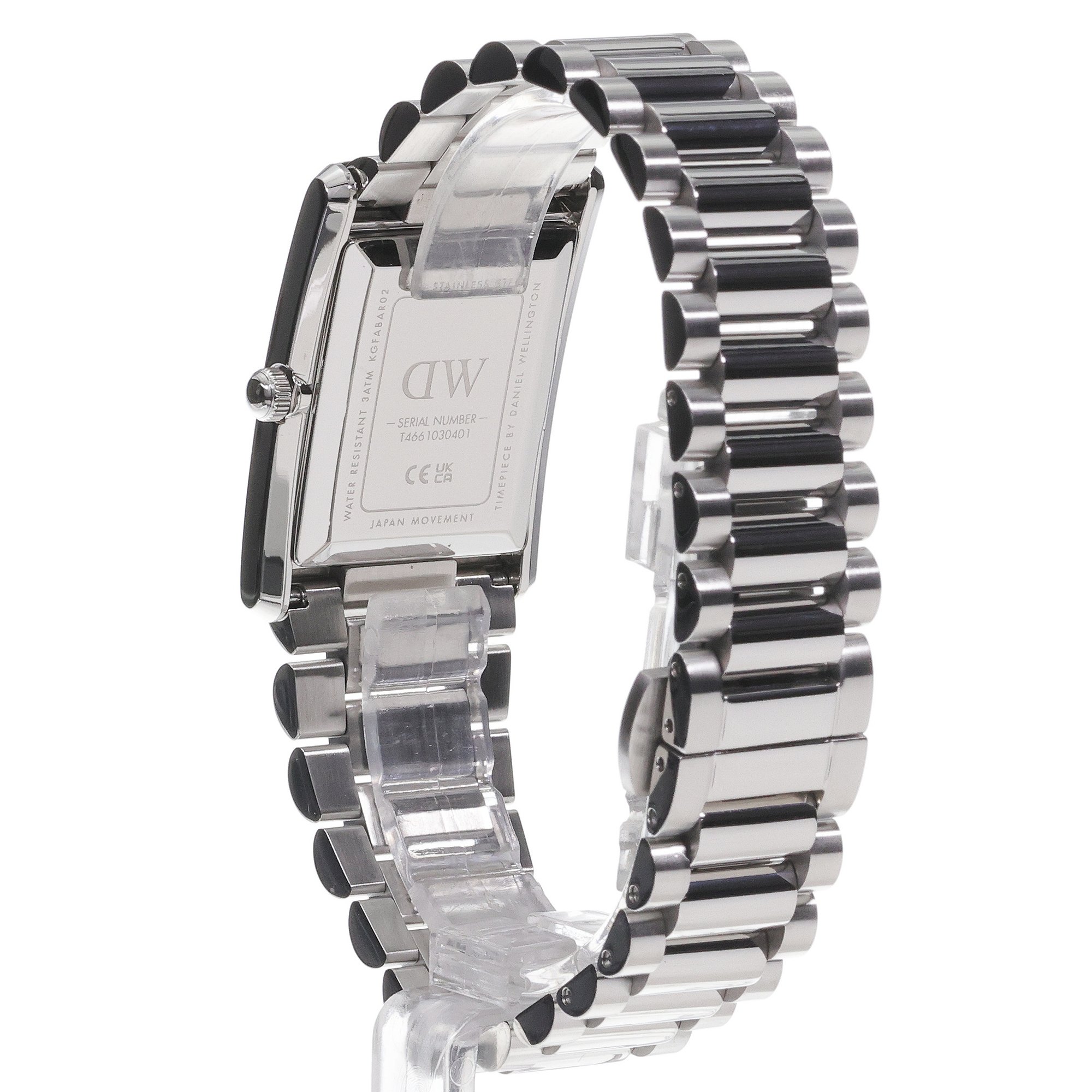 Daniel Wellington DW00100701 Bound Bound 9-Link Silver 24mm zegarek damski klasyczny mineralne - miniatura 4