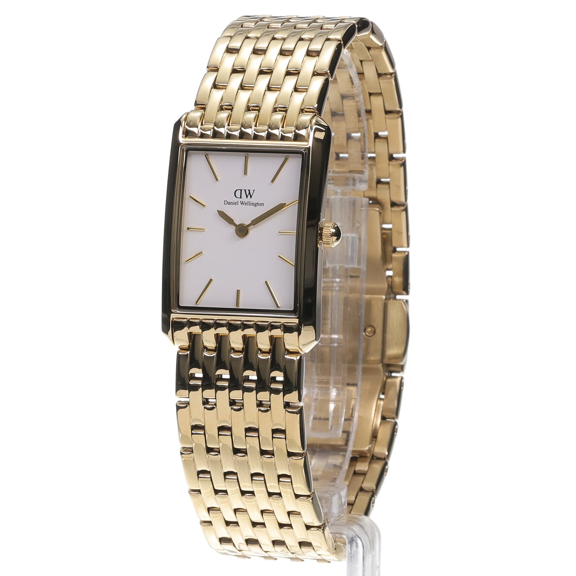 Daniel Wellington DW00100705 Bound 9-Link Gold 22mm Bound klasyczny zegarek złoty - miniatura 2