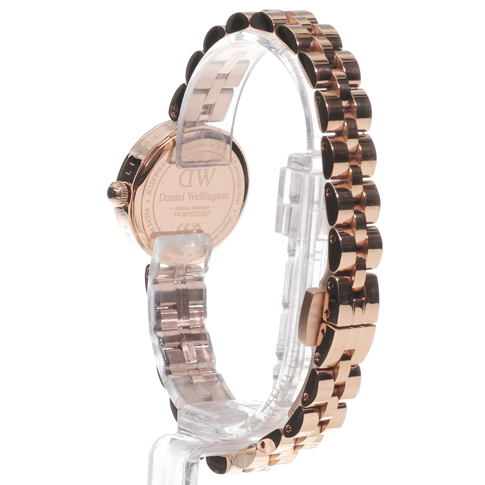 Daniel Wellington DW00100717 Elan Elan Lumine Rose Gold 22mm zegarek damski fashion-modowy mineralne - miniatura 4