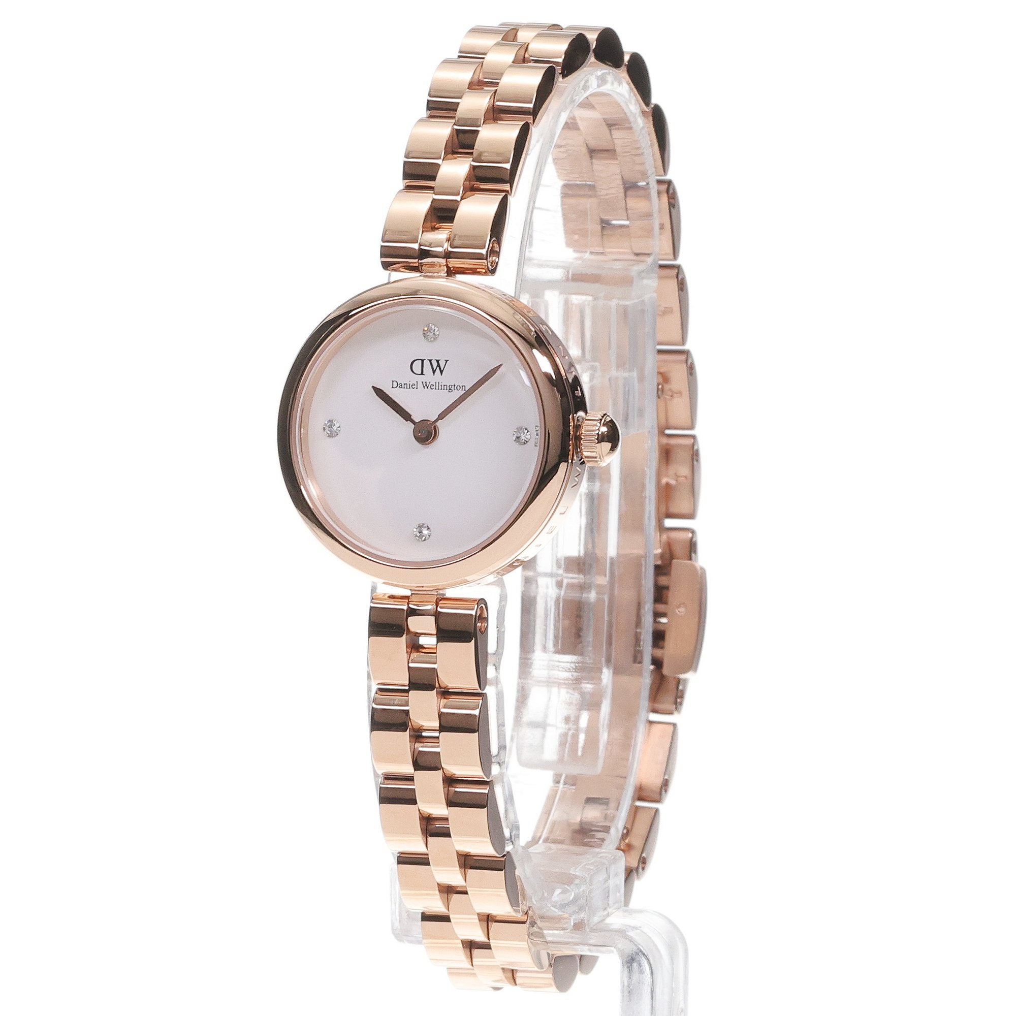 Daniel Wellington DW00100717 Elan Lumine Rose Gold 22mm Elan fashion-modowy zegarek różowe złoto - miniatura 2