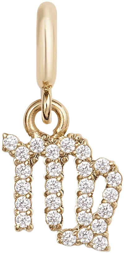 Zodiac Watch Charm Gold Virgo Daniel Wellington DW01500006 