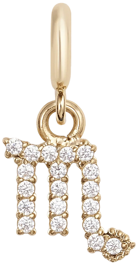 Zodiac Watch Charm Gold Scorpio Daniel Wellington DW01500008 