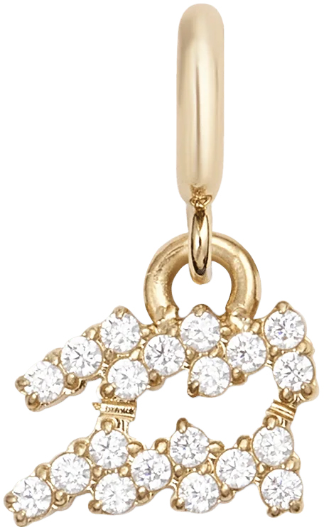 Zodiac Watch Charm Gold Aquarius Daniel Wellington DW01500011 