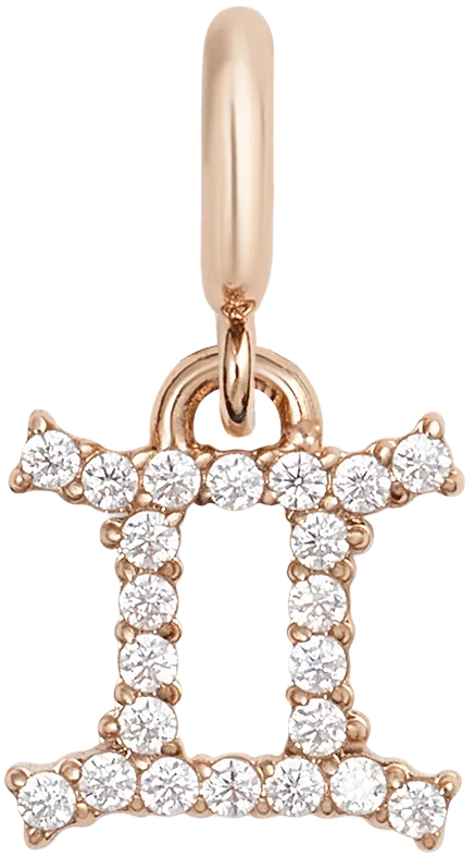 Zodiac Watch Charm Rose Gold Gemini Daniel Wellington DW01500015 