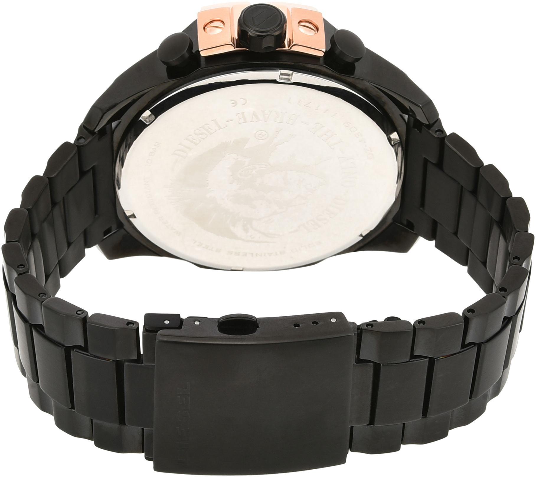 Diesel DZ4309 zegarek czarny fashion-modowy Chief bransoleta - miniatura 5