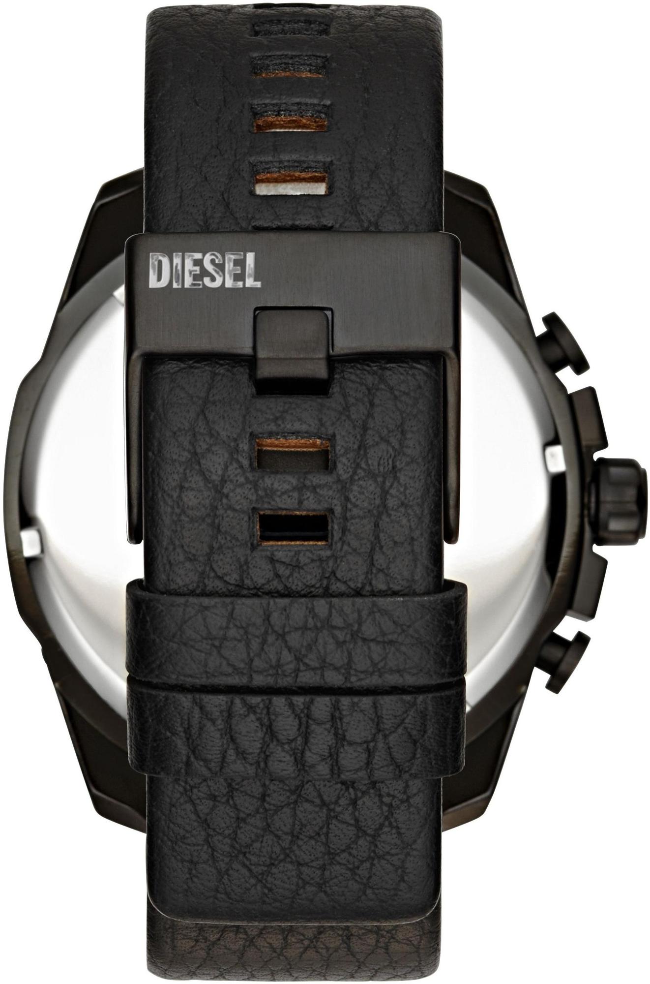Diesel DZ4323 MEGA CHIEF Chief fashion-modowy zegarek czarny - miniatura 5