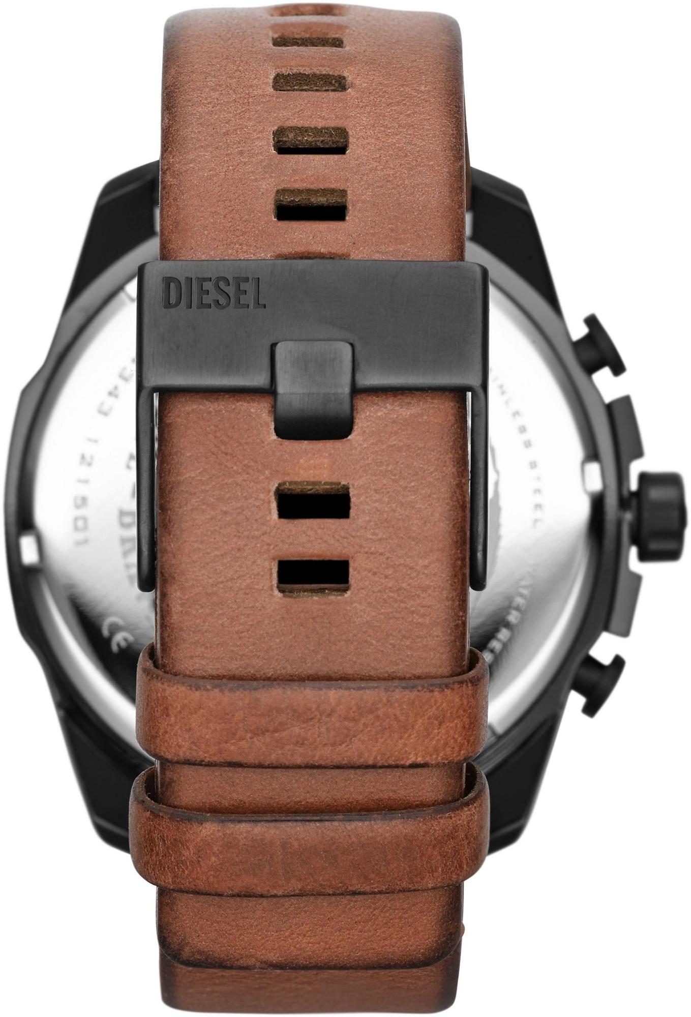 Diesel DZ4343 zegarek szary fashion-modowy Chief pasek - miniatura 4