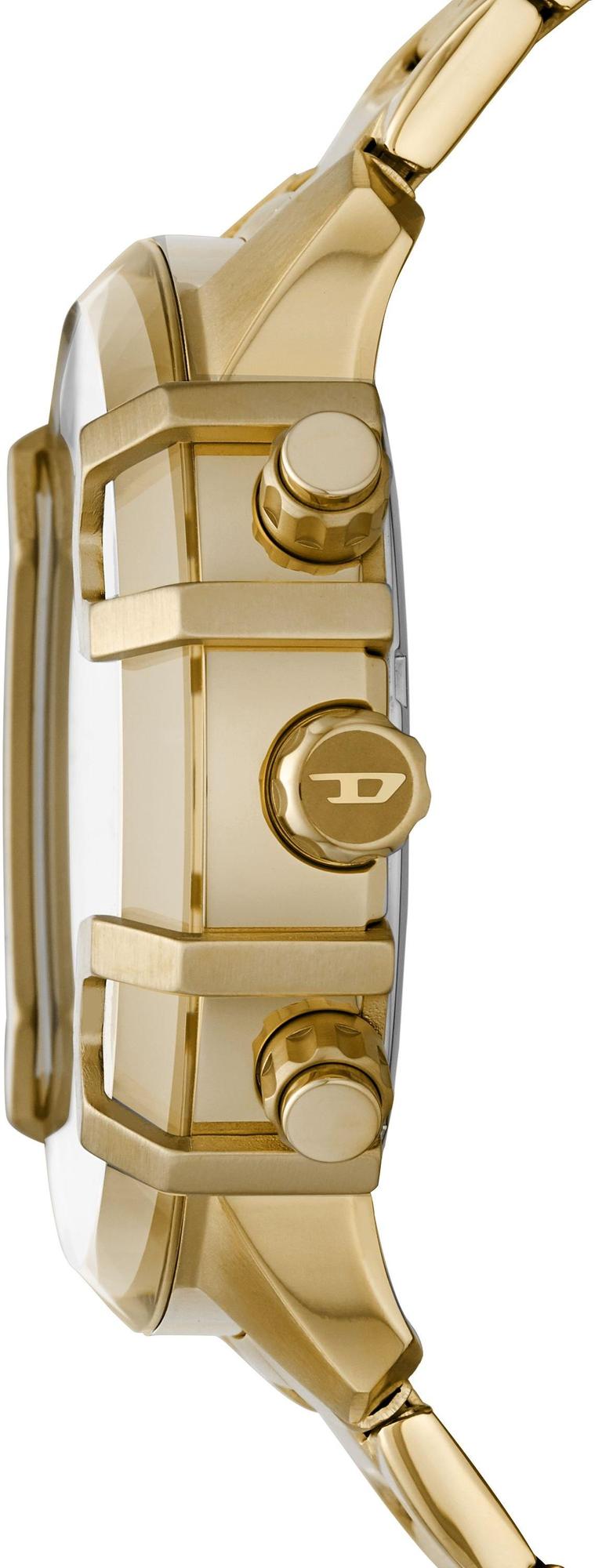 Diesel DZ4522 zegarek złoty sportowy Griffed bransoleta - miniatura 3