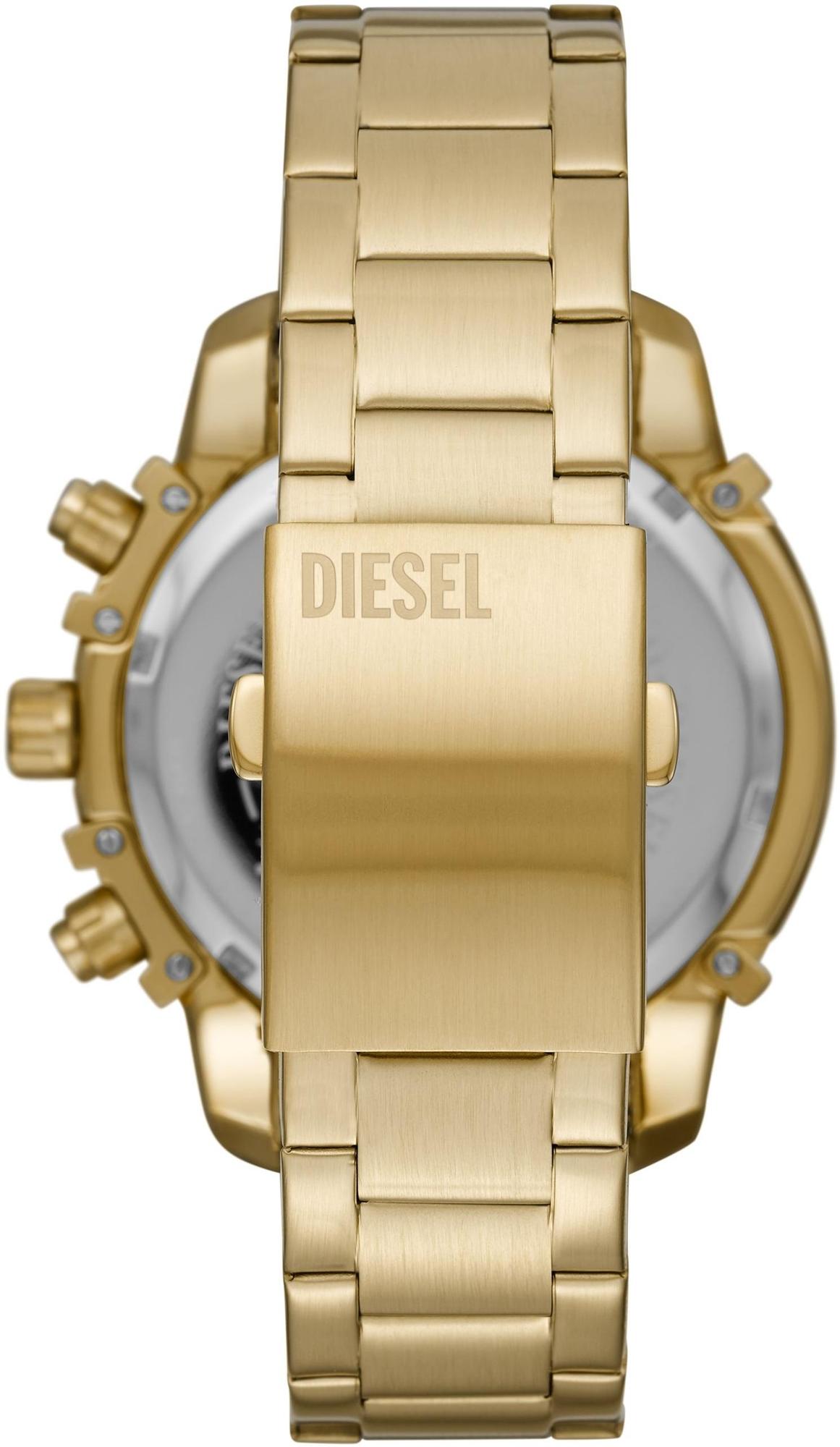 Diesel DZ4522 zegarek złoty sportowy Griffed bransoleta - miniatura 4