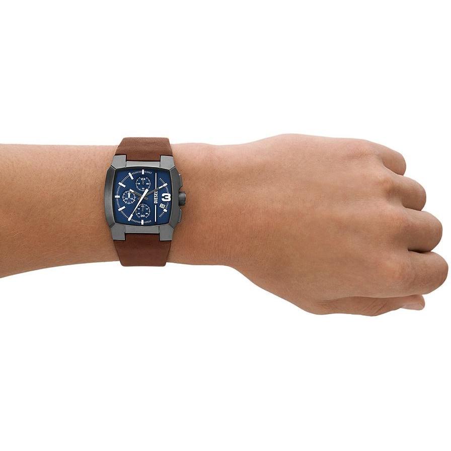 Diesel DZ4641 zegarek szary fashion-modowy Cliffhanger pasek - miniatura 4