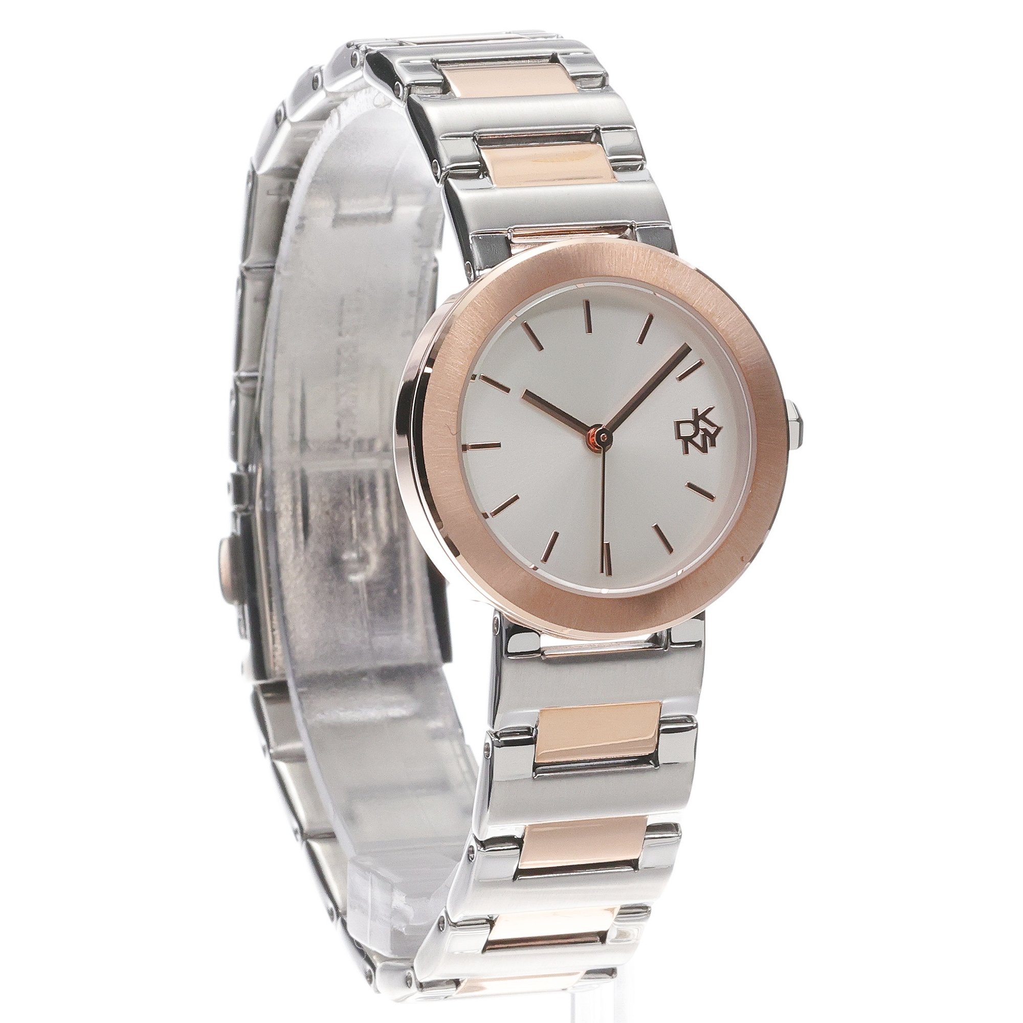 DKNY NY6609 zegarek różowe złoto klasyczny Bransoleta bransoleta - miniatura 3