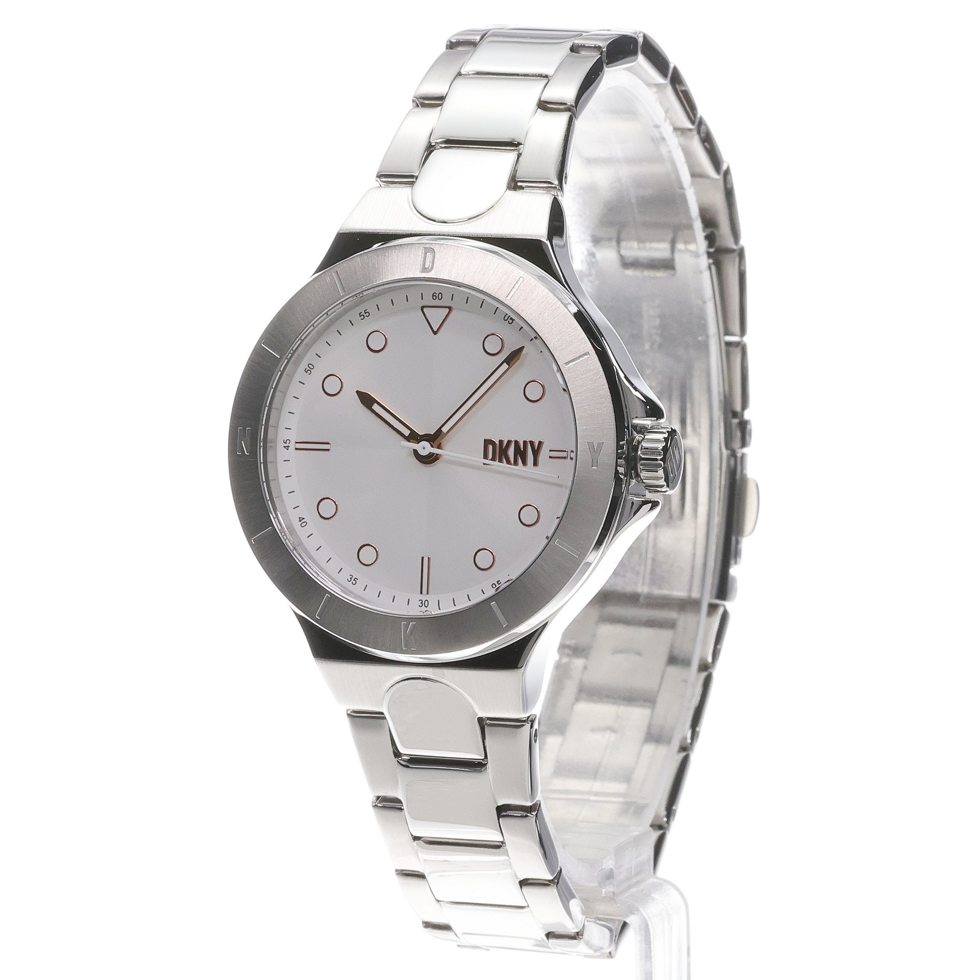 DKNY NY6641 Bransoleta CHAMBERS zegarek damski klasyczny mineralne - miniatura 2
