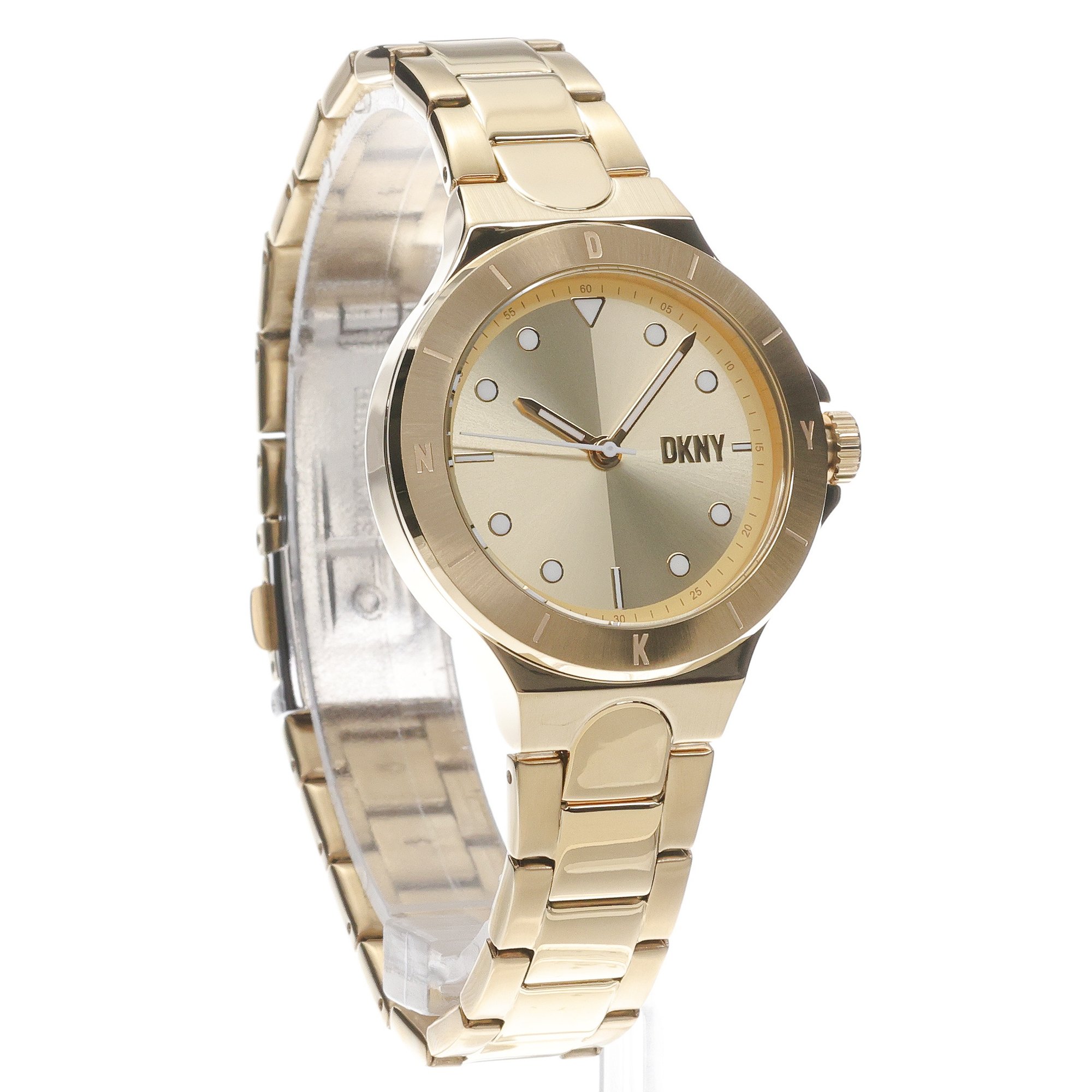 DKNY NY6655 zegarek złoty klasyczny Bransoleta bransoleta - miniatura 3