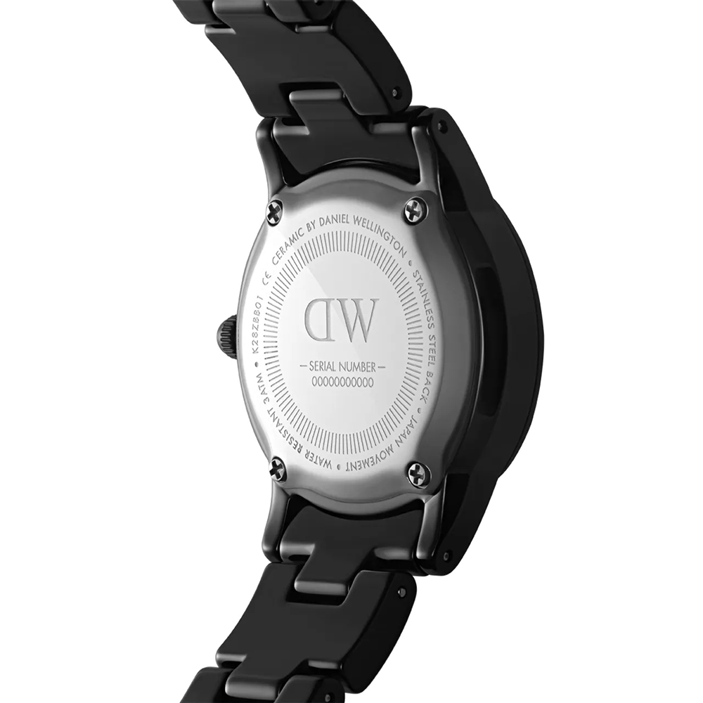 DW00100415 zegarek czarny klasyczny Iconic bransoleta - miniatura 7