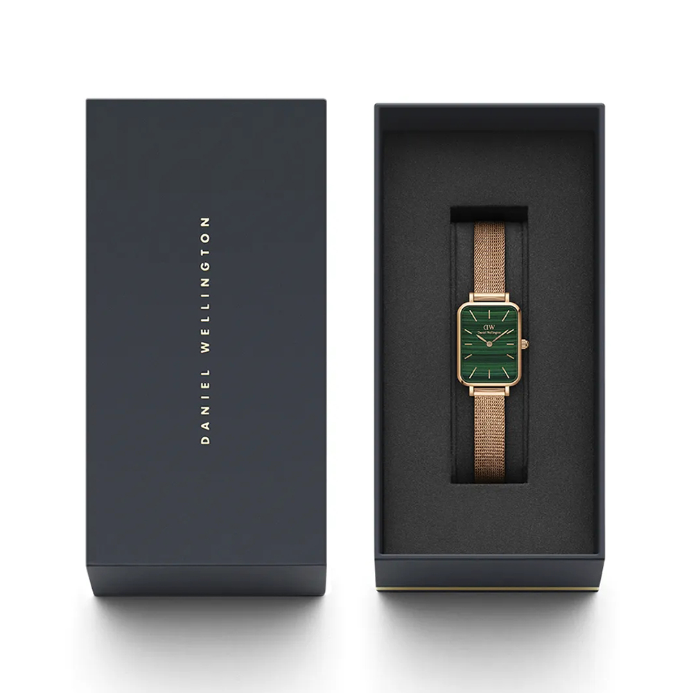 DW00100437 zegarek różowe złoto klasyczny Quadro bransoleta - miniatura 7