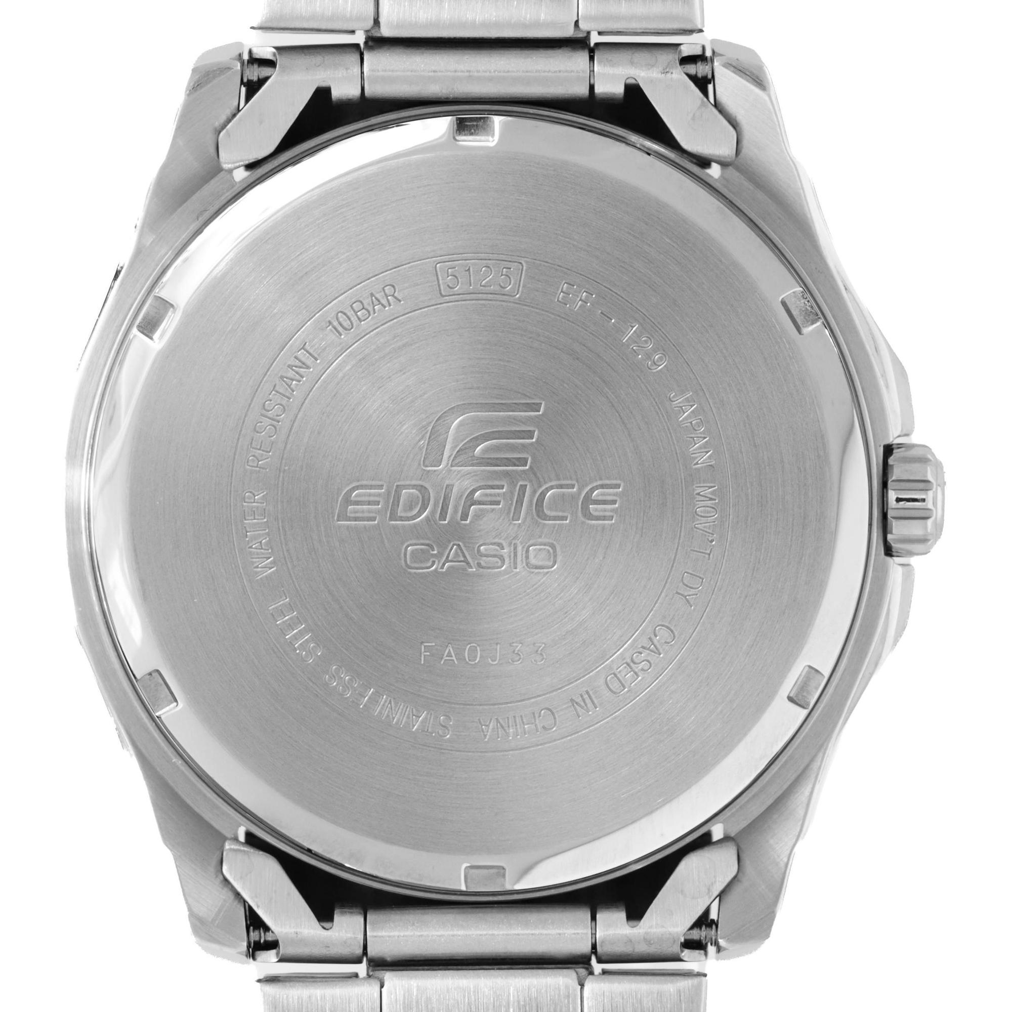 EDIFICE EF-129D-1AVEF EDIFICE Momentum klasyczny zegarek srebrny - miniatura 6