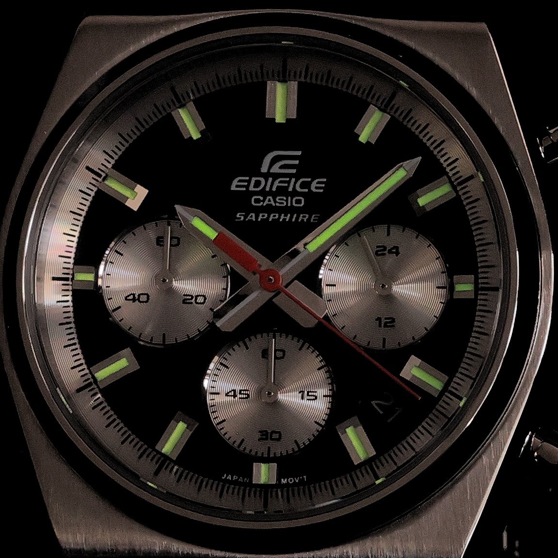 EDIFICE EFB-730D-1AVUEF zegarek męski Edifice bransoleta