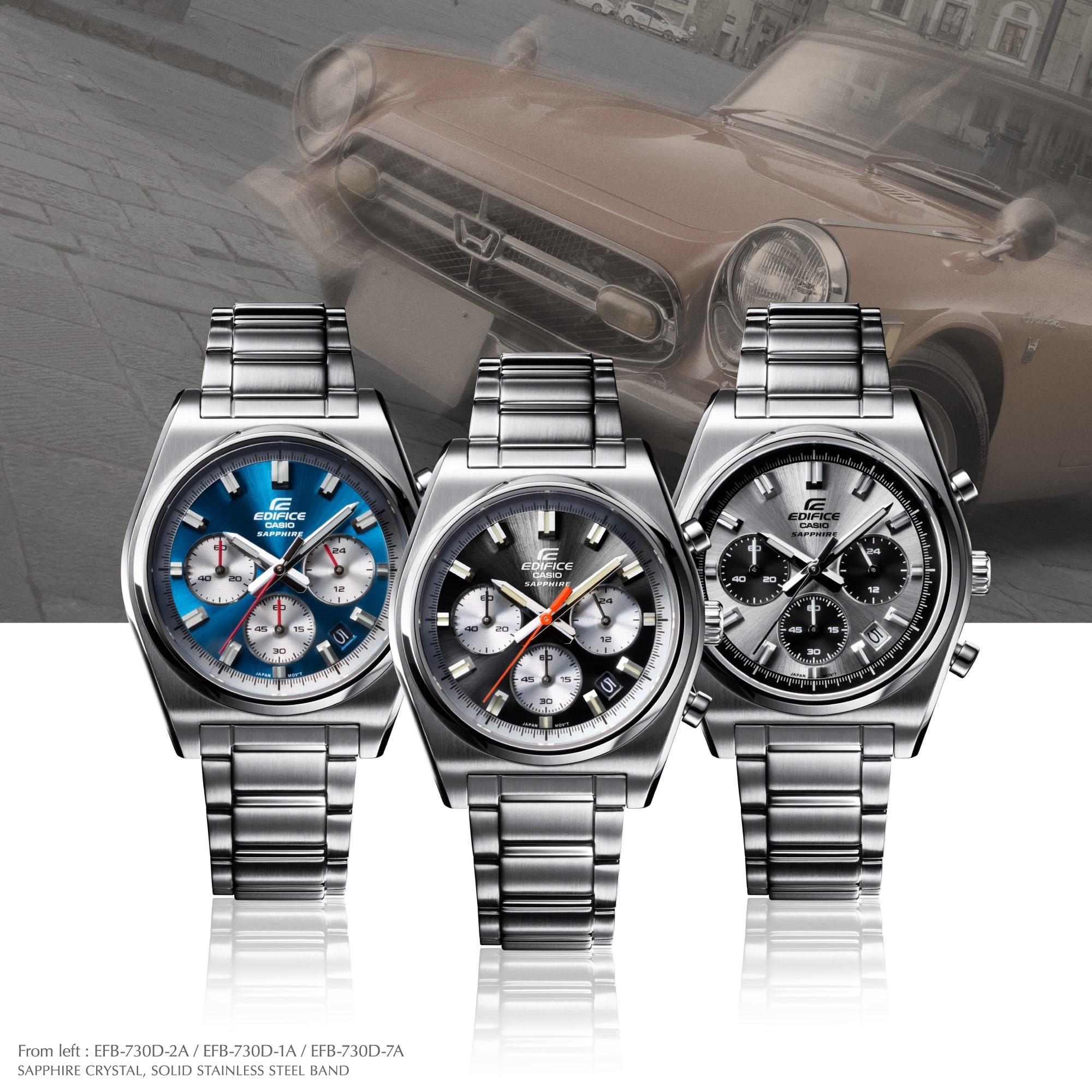 EDIFICE EFB-730D-2AVUEF Edifice zegarek męski szafirowe - miniatura 8
