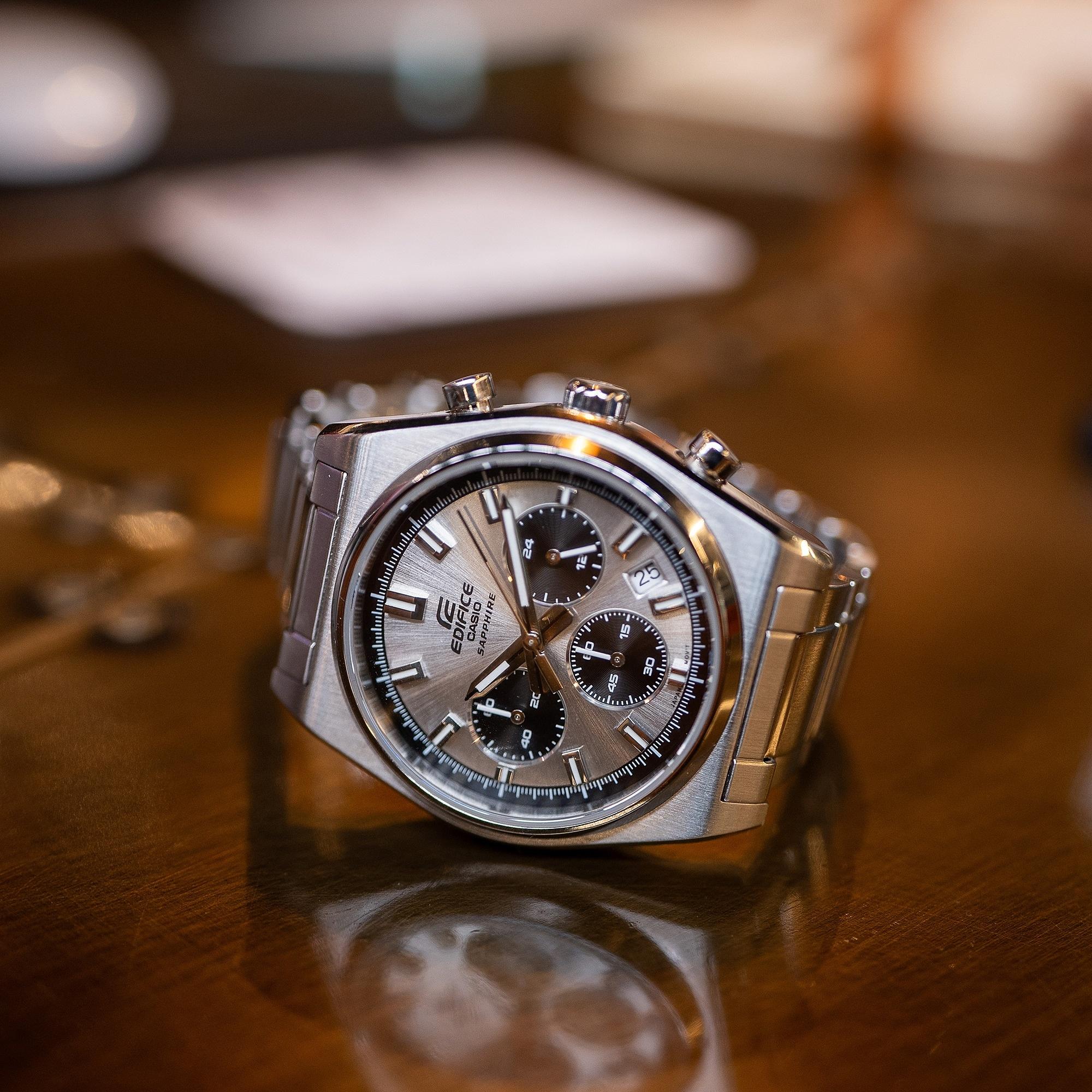 EDIFICE EFB-730D-7AVUEF zegarek męski Edifice srebrny - miniatura 10