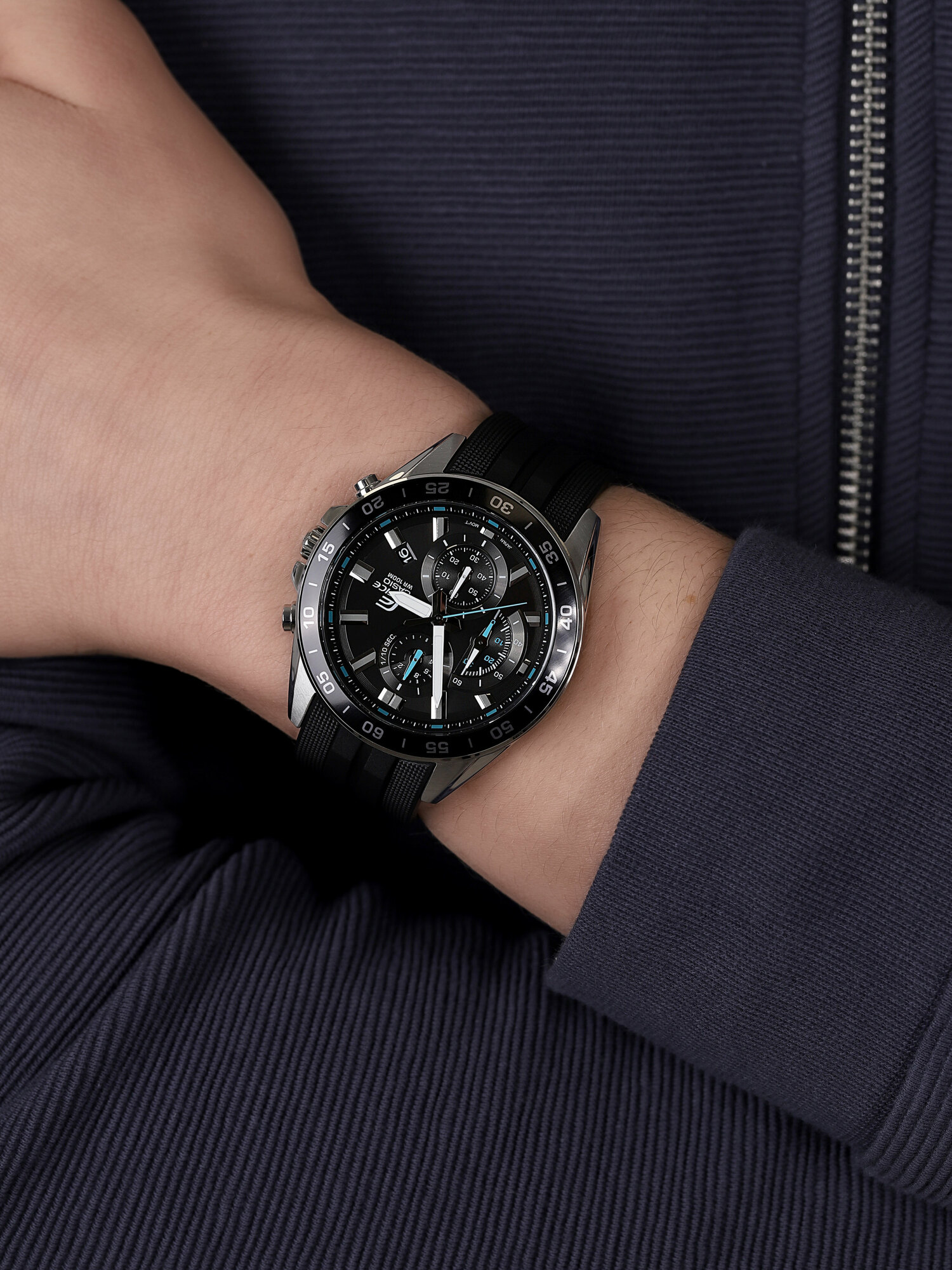 RACING CHRONO Casio EDIFICE EFV-550P-1AVUEF - hover