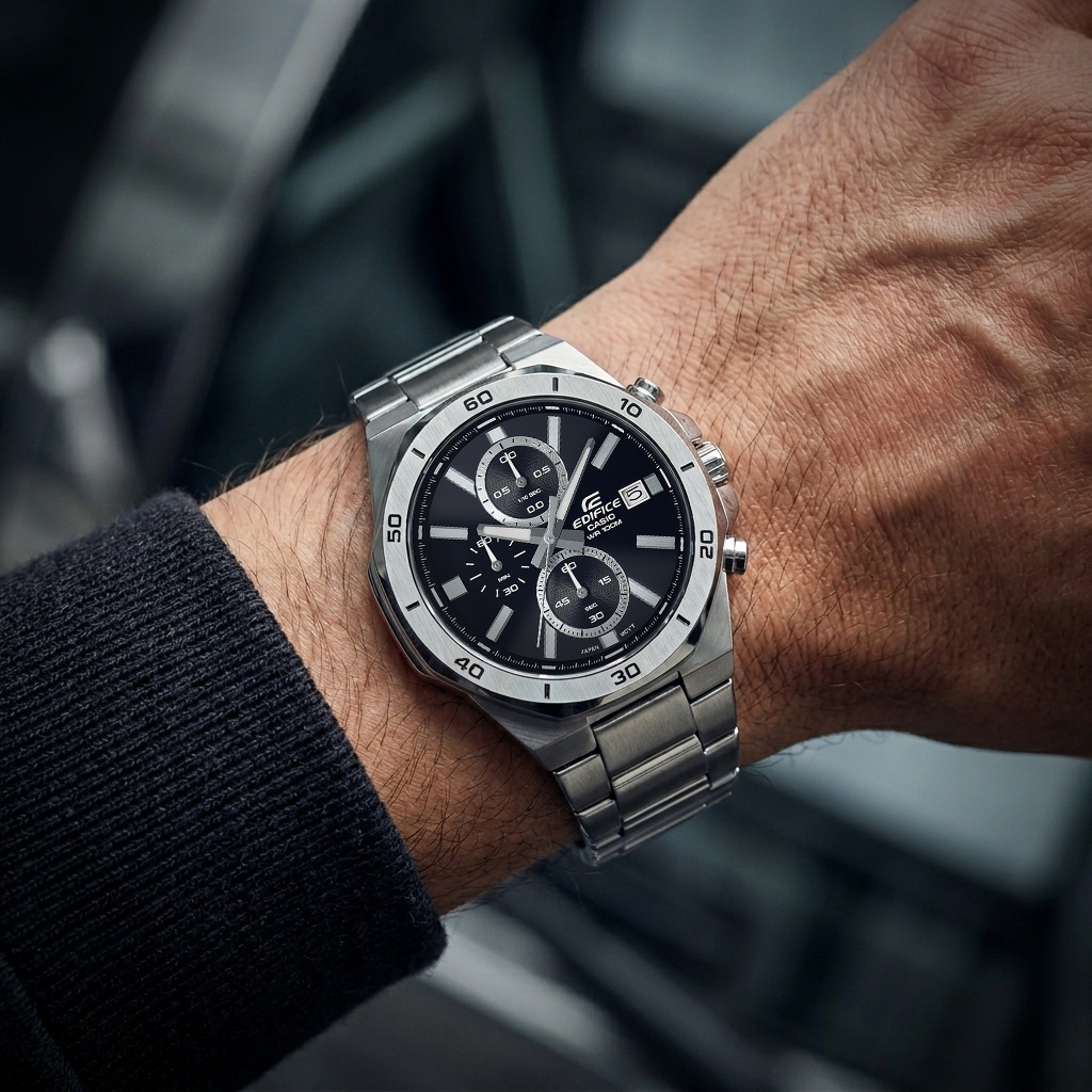 EDIFICE EFV-640D-1AVUEF zegarek męski EDIFICE Premium - miniatura 2