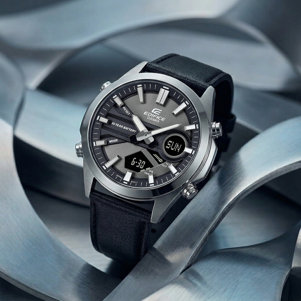 EDIFICE EFV-C120L-8AEF męski zegarek EDIFICE Momentum pasek - miniatura 3