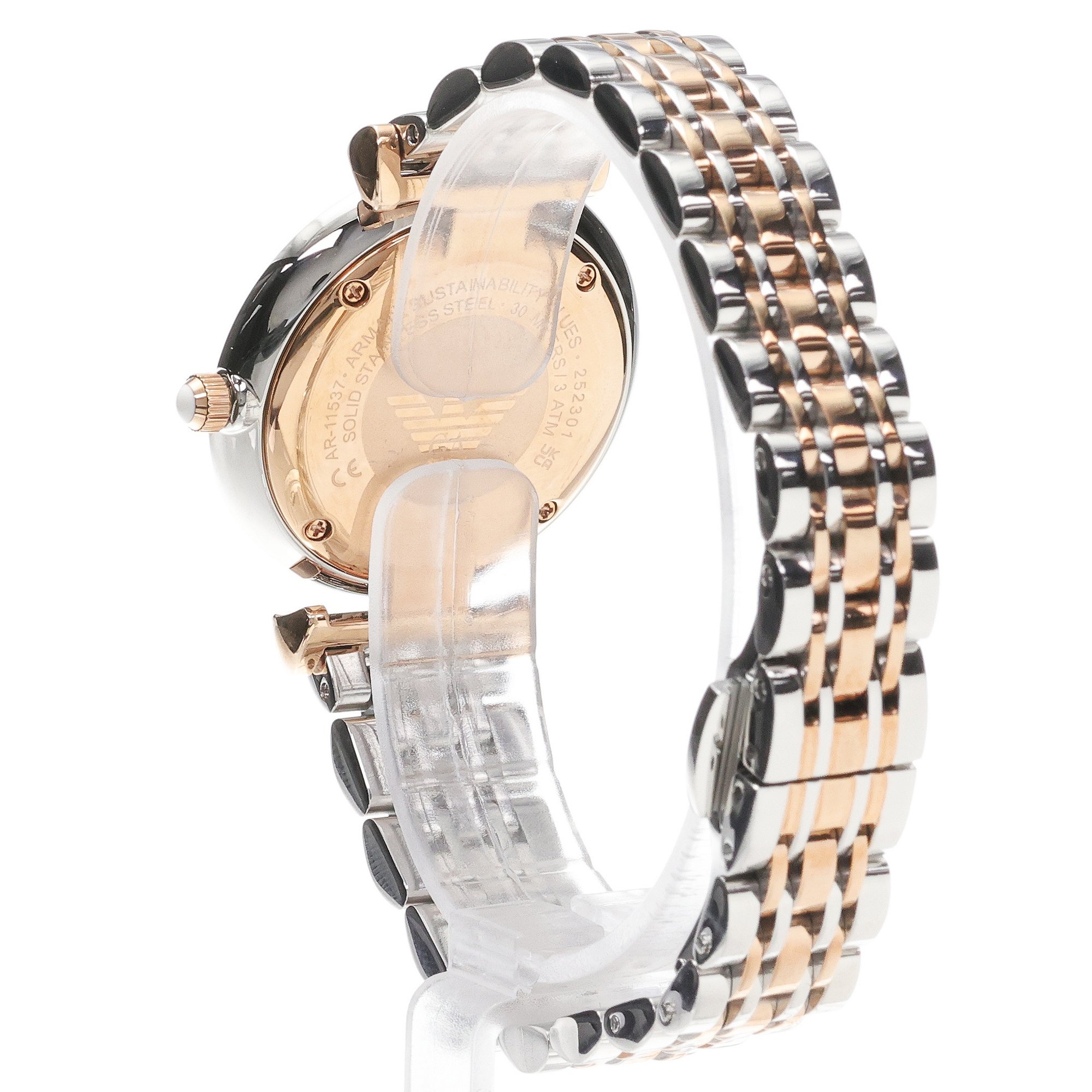 Emporio Armani AR11537 Gianni GIANNI T-BAR zegarek damski fashion-modowy mineralne - miniatura 4