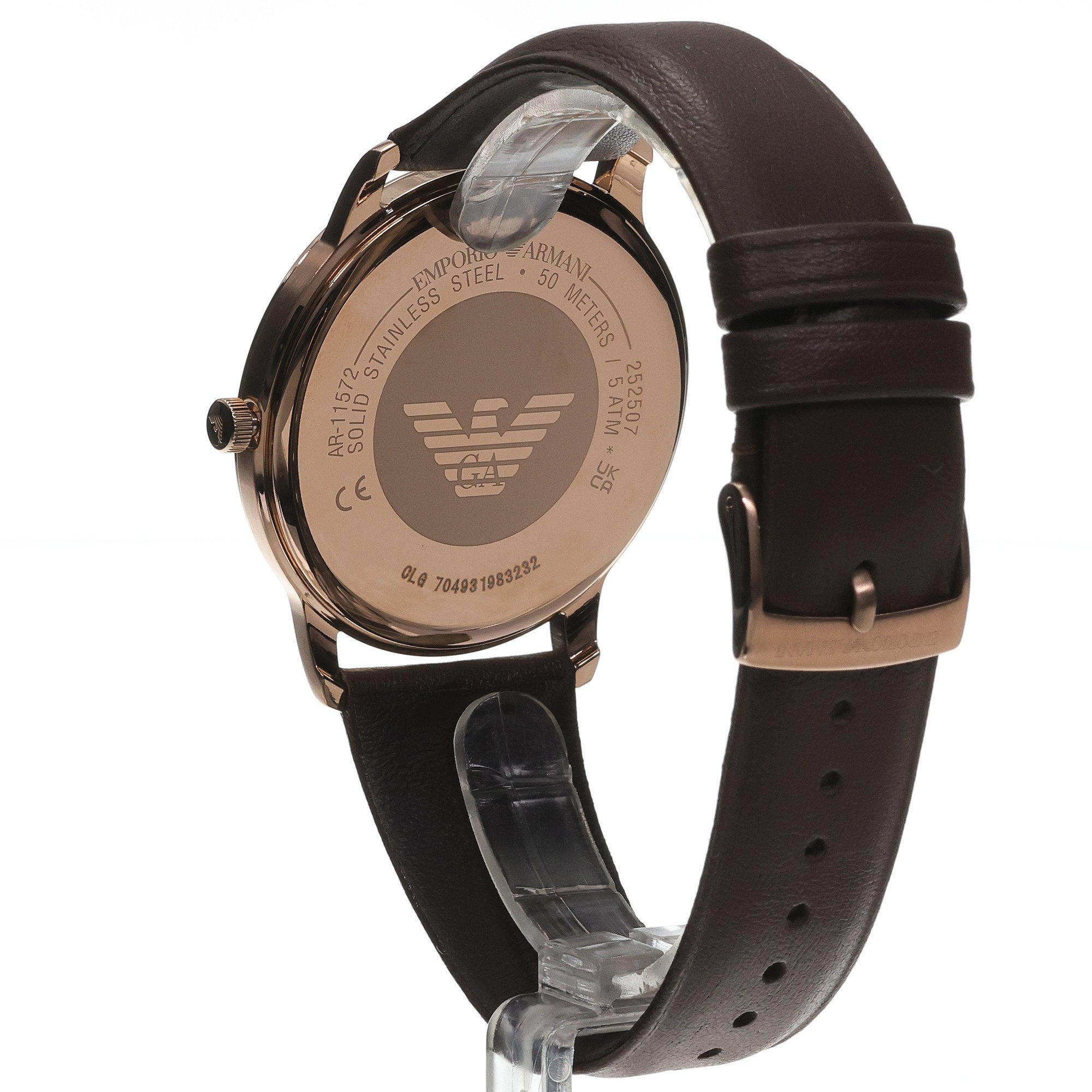 Emporio Armani AR11572 CLASSICS Classics klasyczny zegarek różowe złoto - miniatura 4
