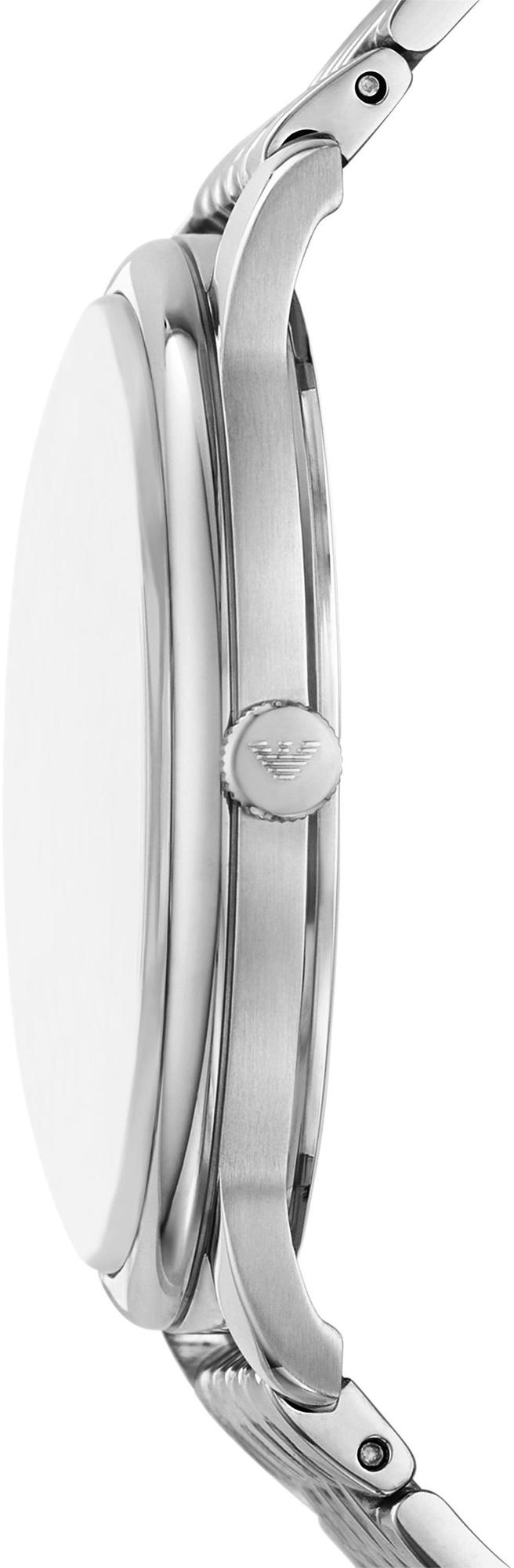 Emporio Armani AR11644 zegarek srebrny klasyczny Classics bransoleta