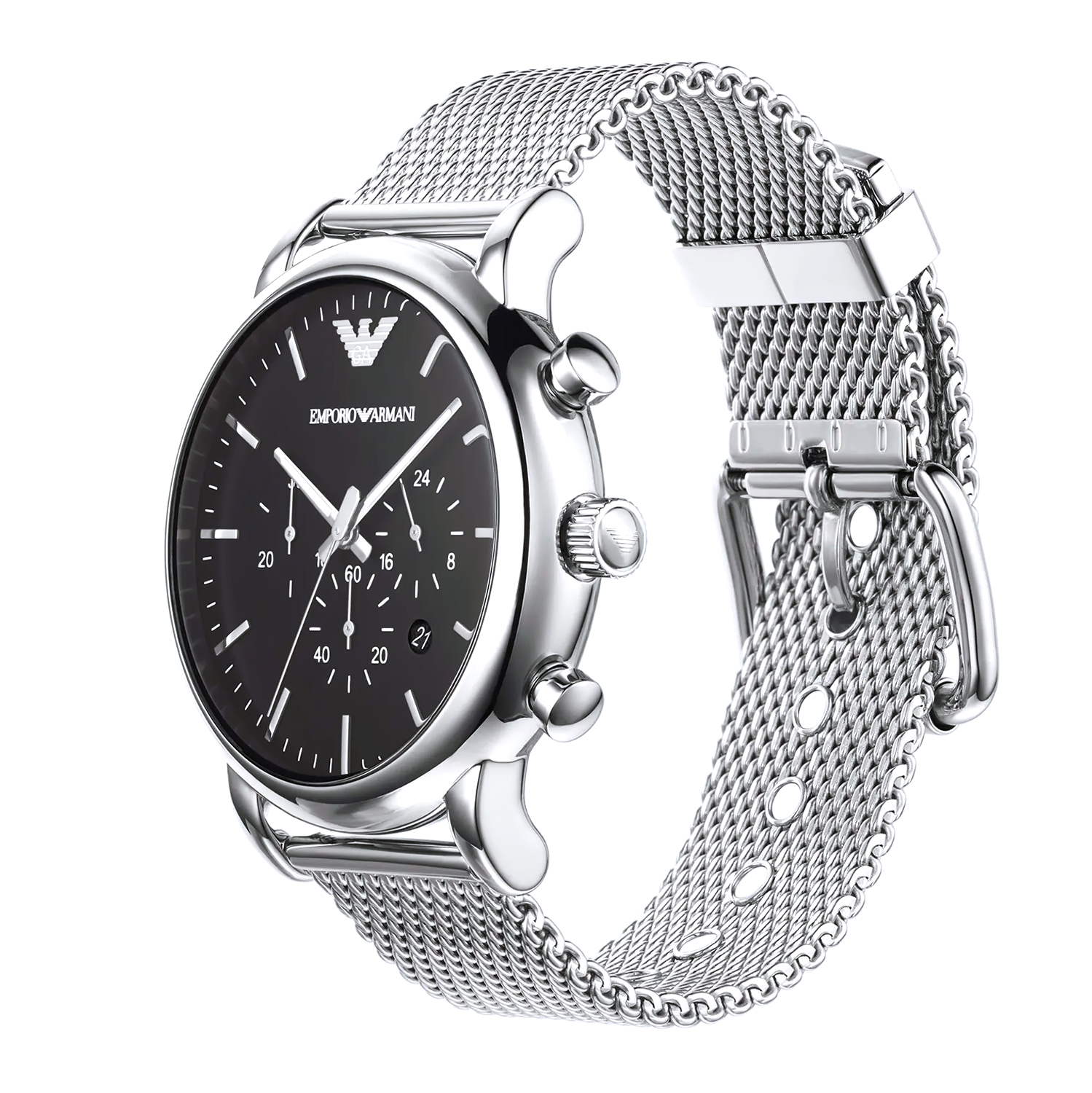 Emporio Armani AR1808 Classics zegarek męski klasyczny mineralne - miniatura 4