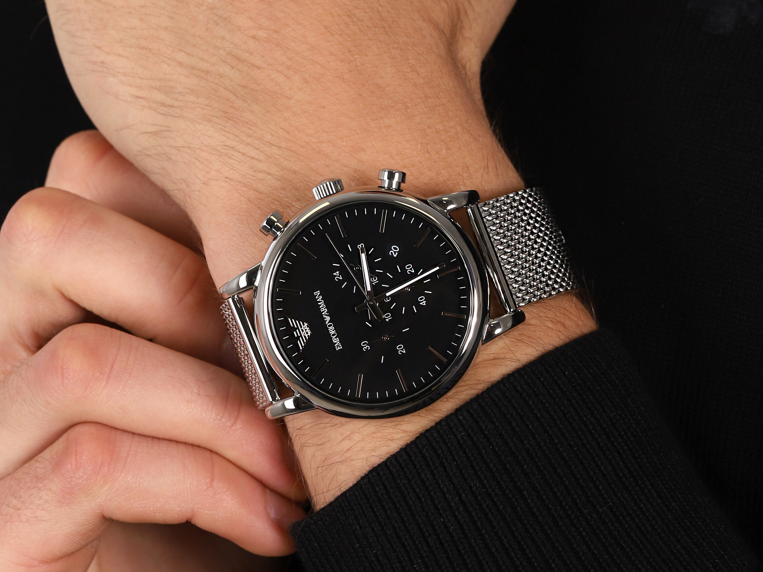 Emporio Armani AR1808 zegarek klasyczny Classics - miniatura 2