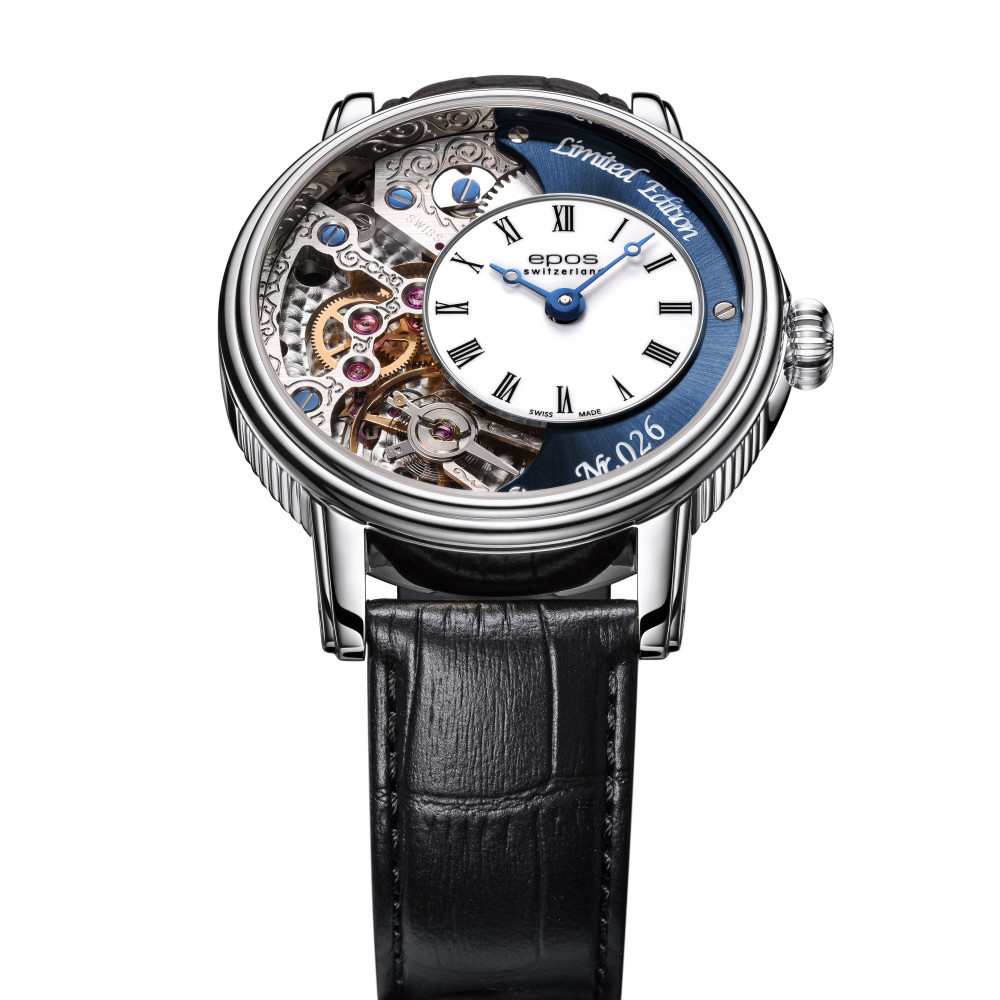 Epos 3435.313.20.26.25 zegarek SWISS MADE - szwajcarskie Oeuvre DArt - miniatura 4