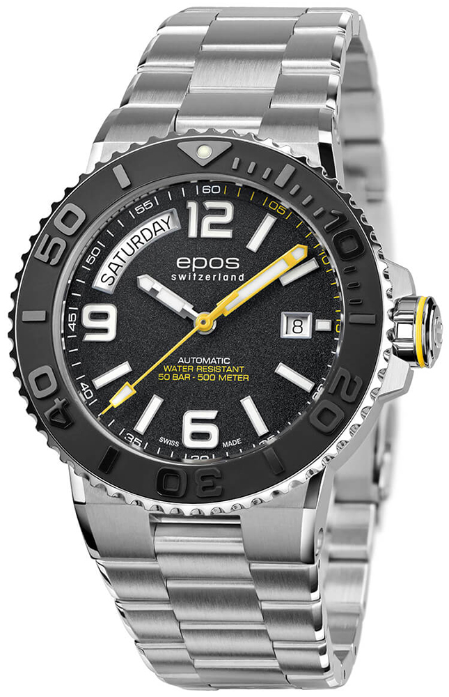 Sportive 3441 Diver Day Date Epos 3441.142.20.95.30 