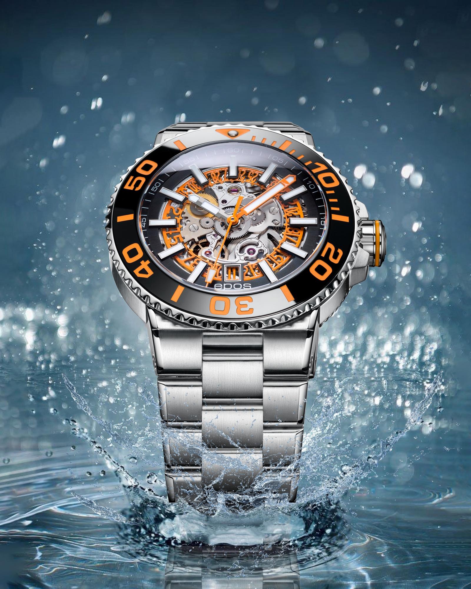 Epos 3441135991530 Sportive Sportive 3441 SK Diver zegarek męski sportowy szafirowe - miniatura 7