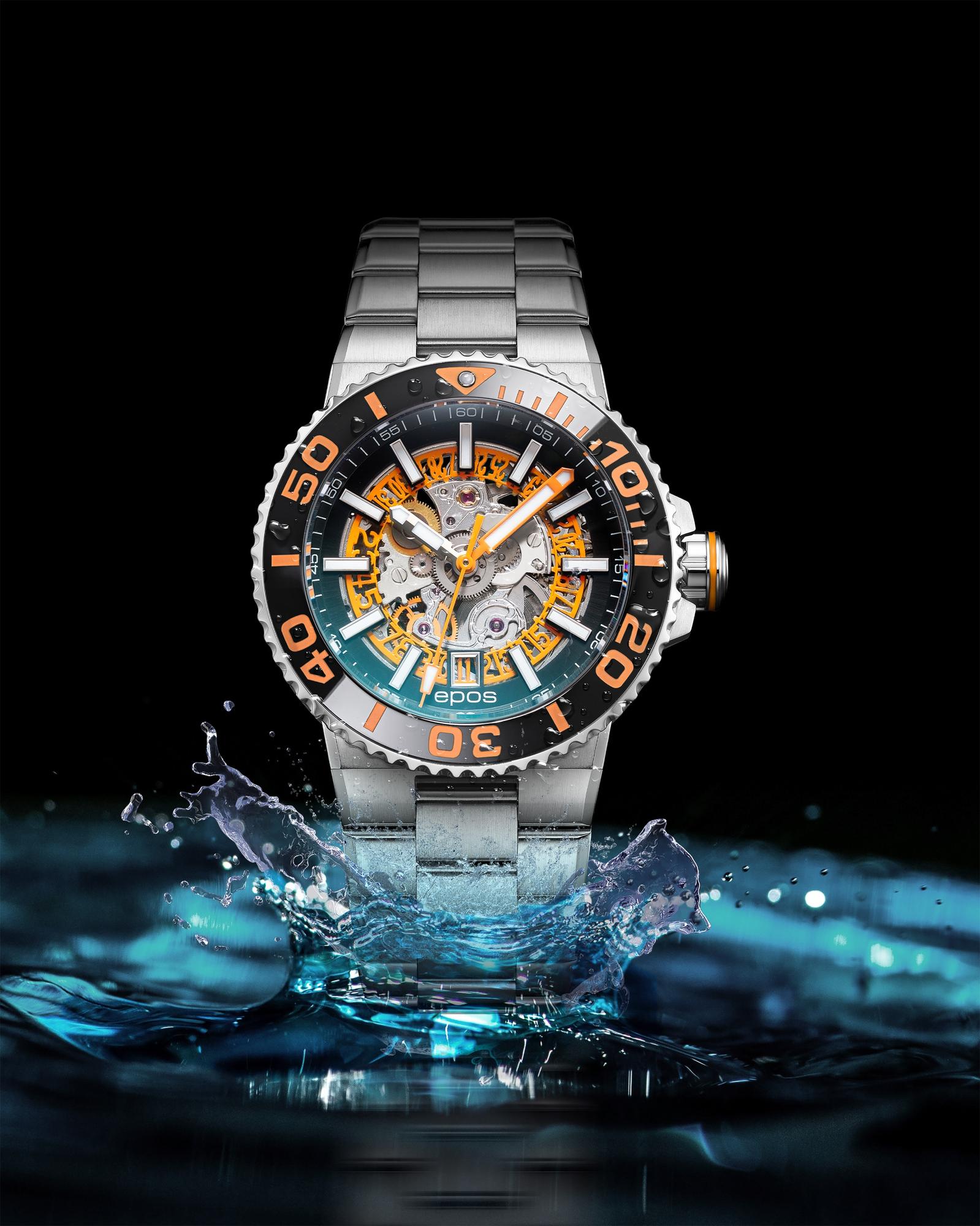 Epos 3441135991530 zegarek męski Sportive srebrny - miniatura 11