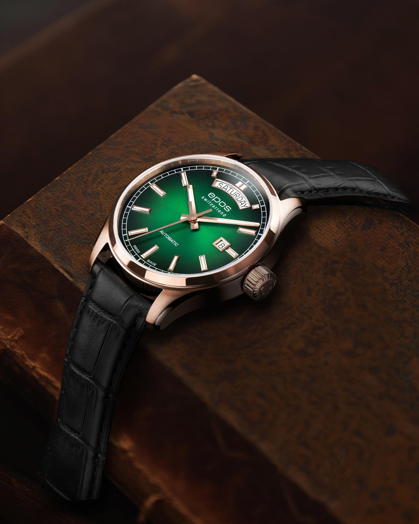 Epos 3501142249325 Passion 3501 Day Date zegarek klasyczny Passion - miniatura 4