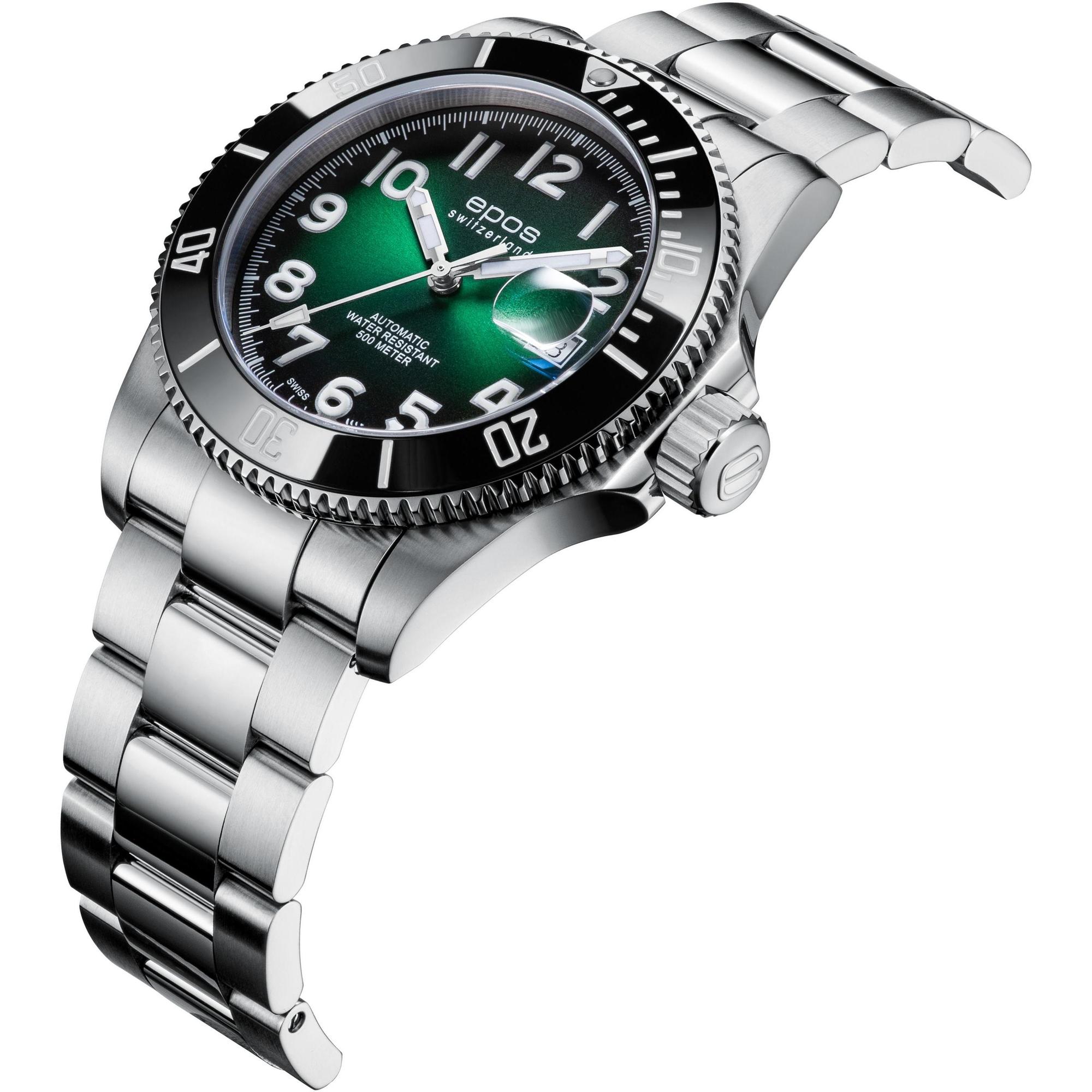Epos 3504131803390 zegarek męski klasyczny Sportive bransoleta - miniatura 11