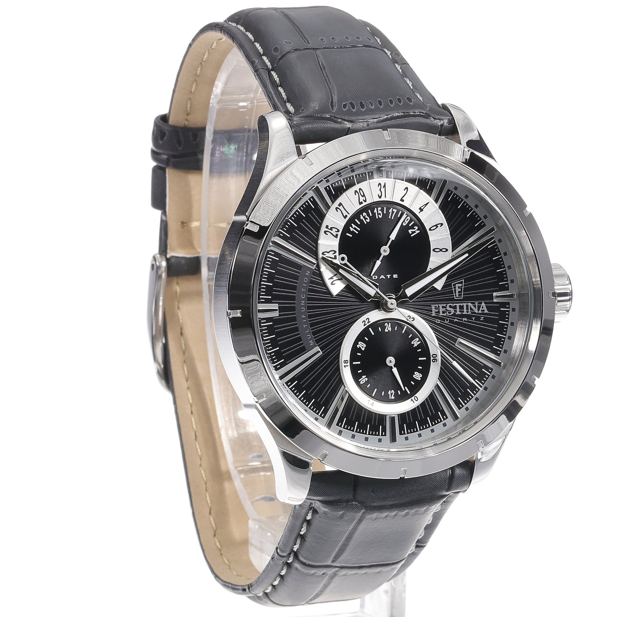 Festina F16573-3 Multifunction Trend klasyczny zegarek srebrny - miniatura 3