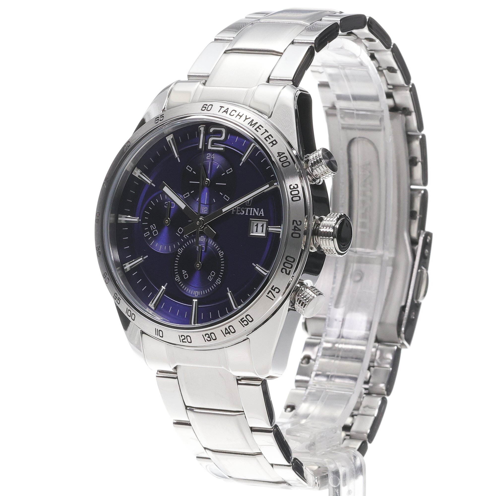 Festina F16759-3 Chronograf Chronograph zegarek męski sportowy mineralne
