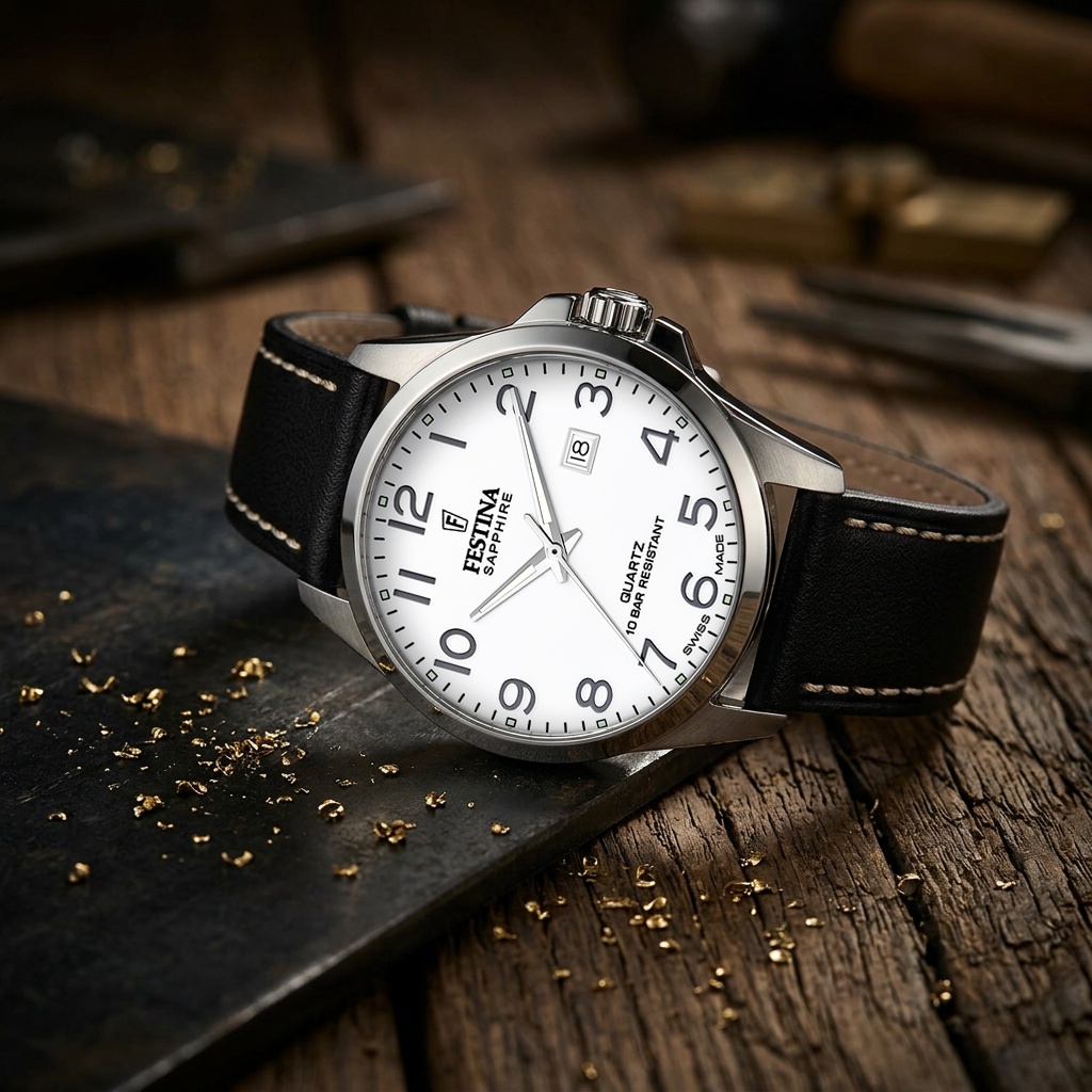 Festina F20025-1 Swiss Made Classics zegarek klasyczny Swiss Made