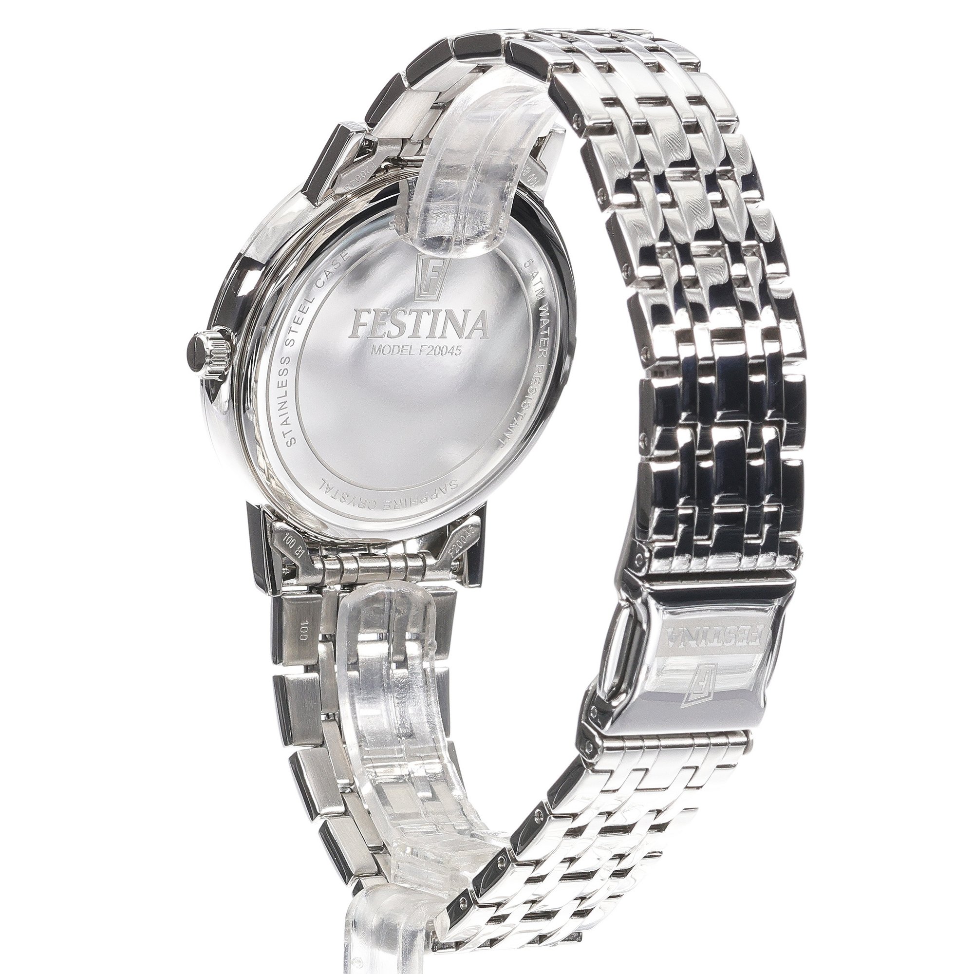 Festina F20045-4 męski zegarek Swiss Made bransoleta