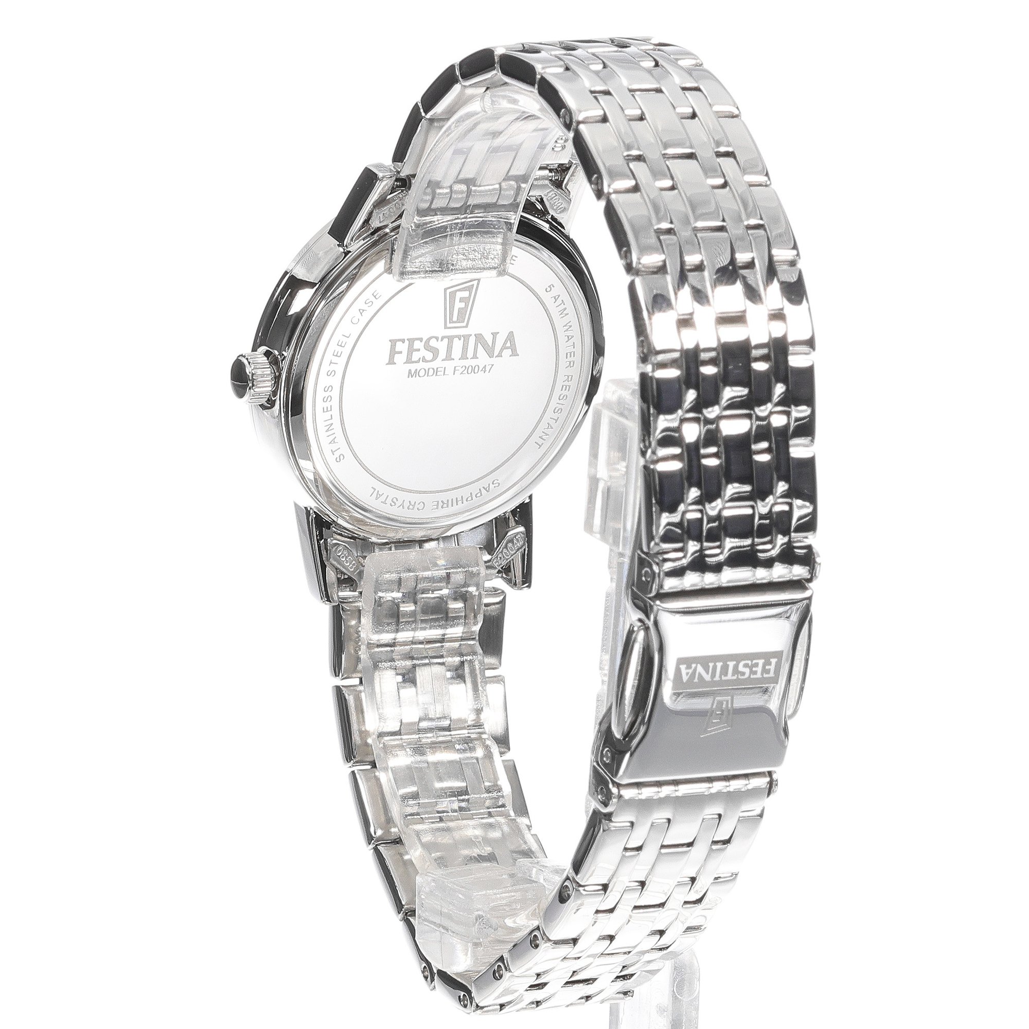 Festina F20047-1 damski zegarek Swiss Made bransoleta - miniatura 4