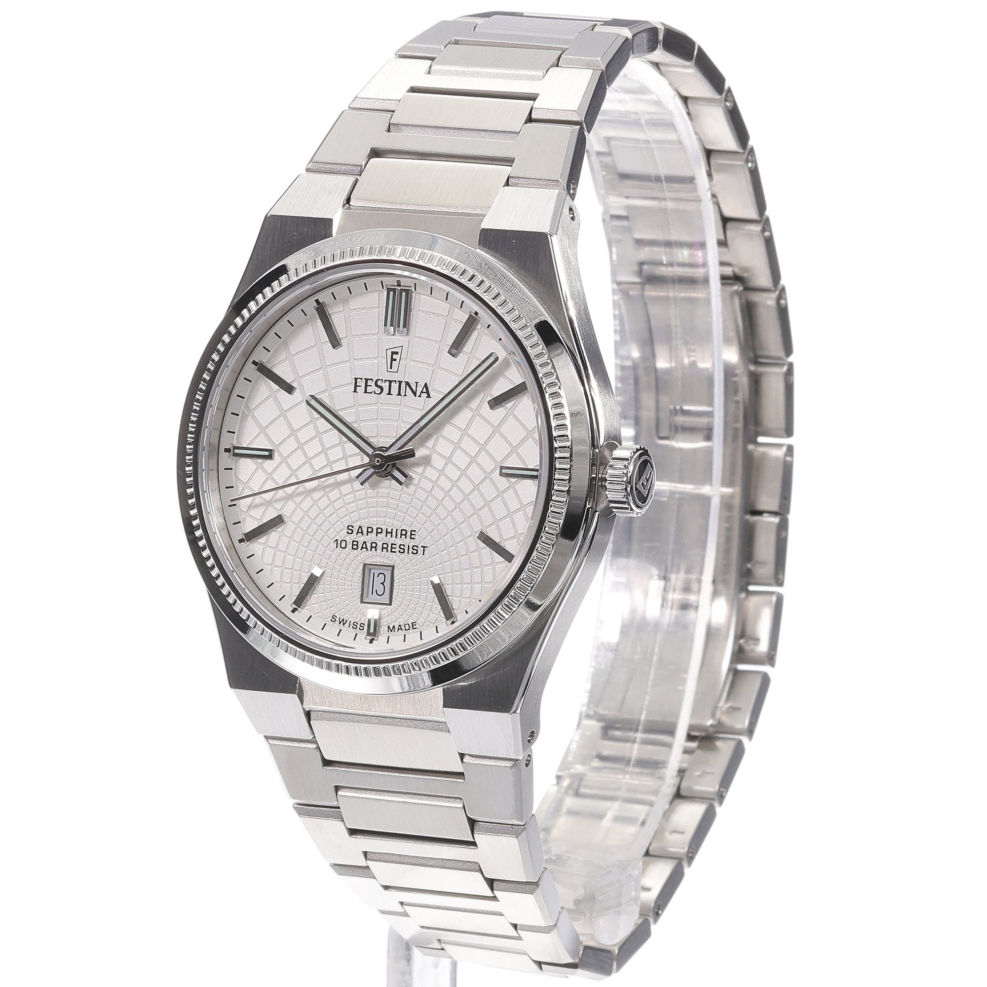Festina F20051-1 Swiss Made Rive zegarek klasyczny Swiss Made - miniatura 2