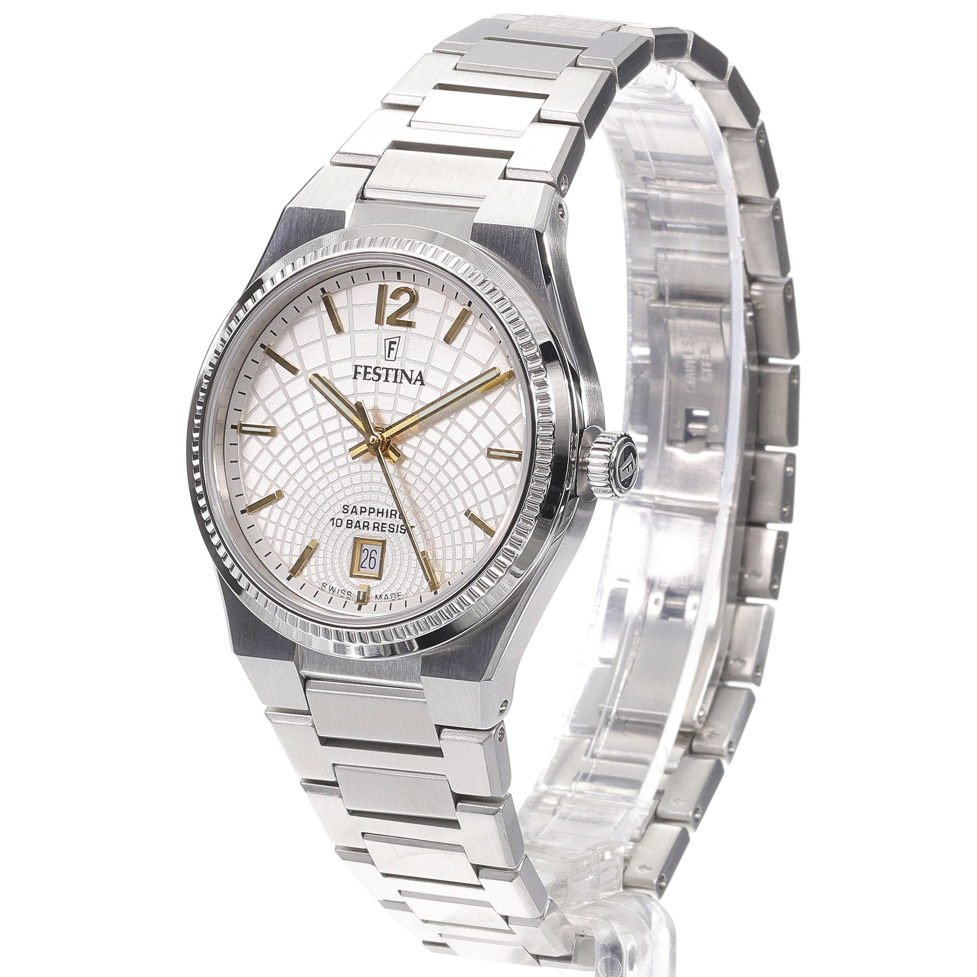 Festina F20052-2 Swiss Made Rive zegarek klasyczny Swiss Made