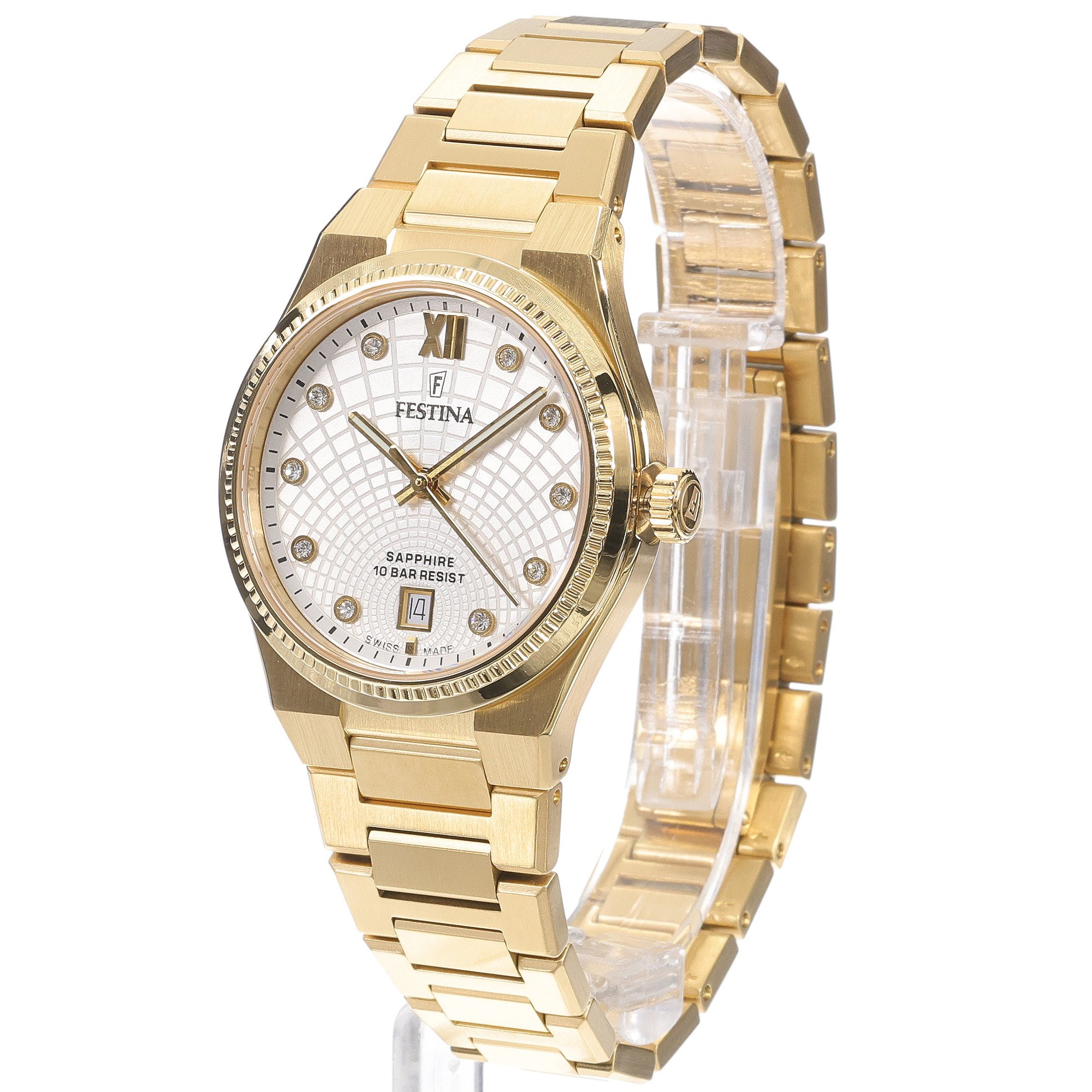 Festina F20058-1 Swiss Made Rive zegarek klasyczny Swiss Made - miniatura 2