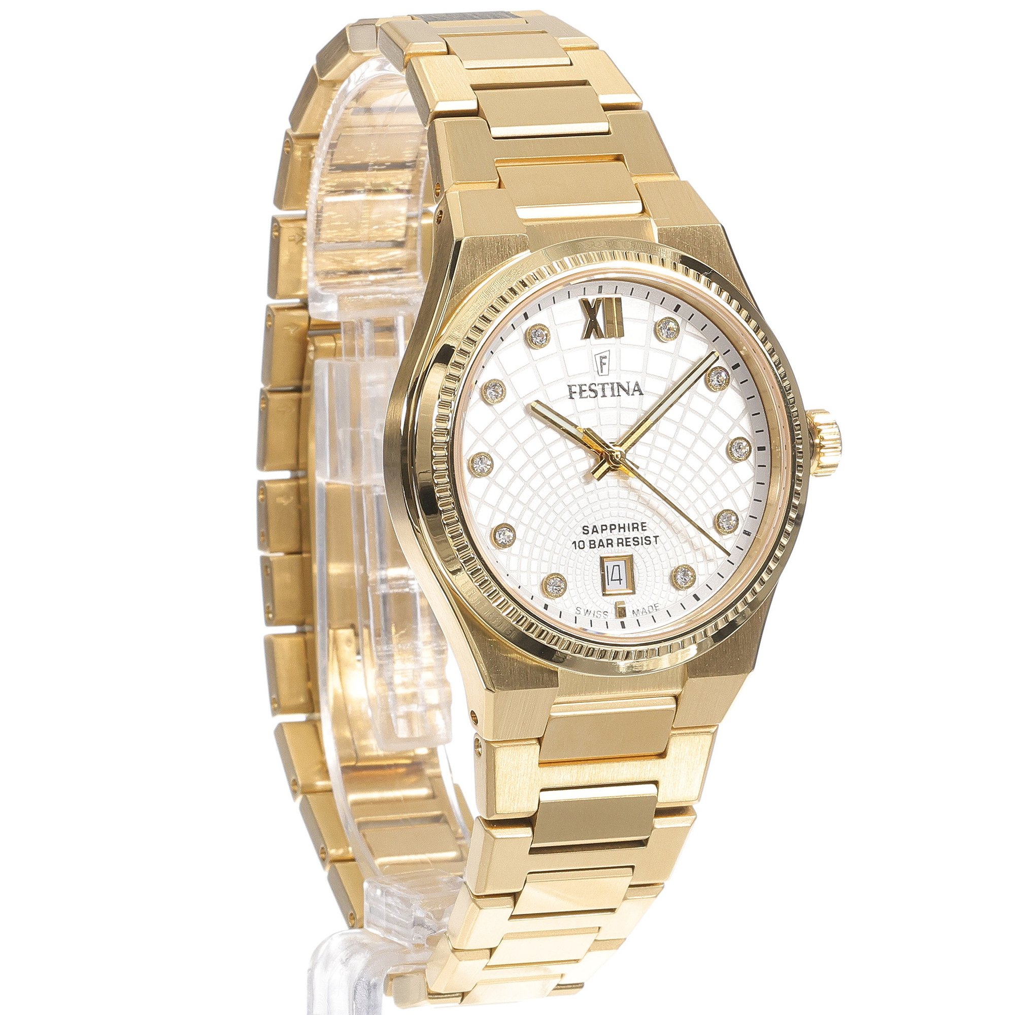 Festina F20058-1 zegarek damski Swiss Made - miniatura 3