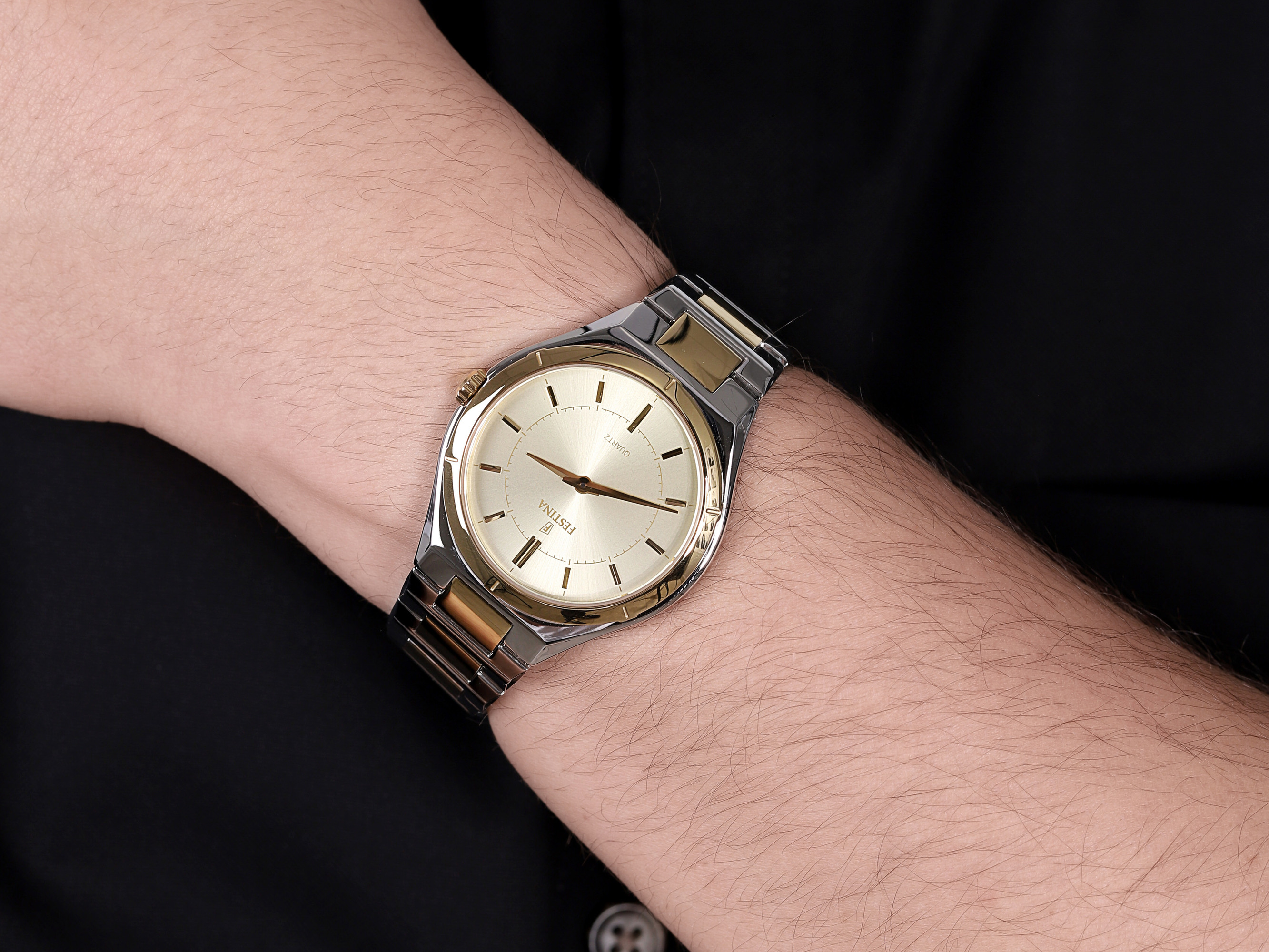 Festina F20245-2 męski zegarek Classic bransoleta