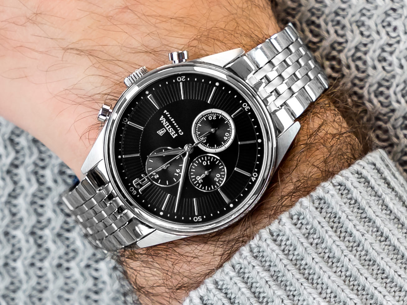 Festina F20285-4 Timeless Chronograph zegarek klasyczny Chronograf - miniatura 2