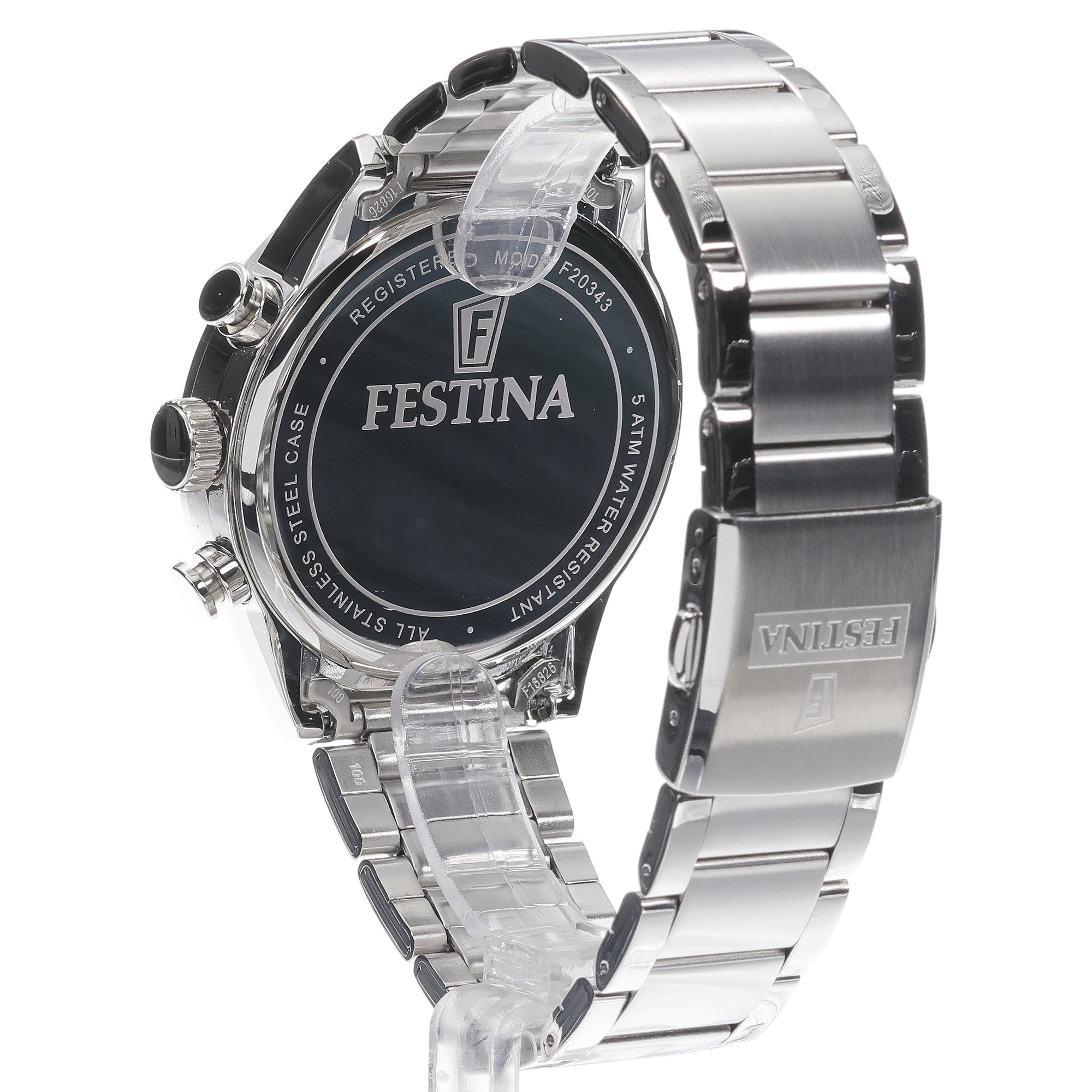 Festina F20343-2 Timeless Chronograph zegarek klasyczny Chronograf
